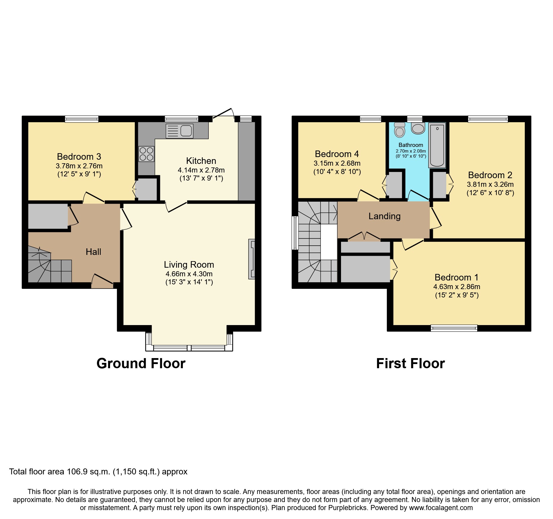 Braidcraft Road, Glasgow G53, 4 bedroom end terrace house for sale