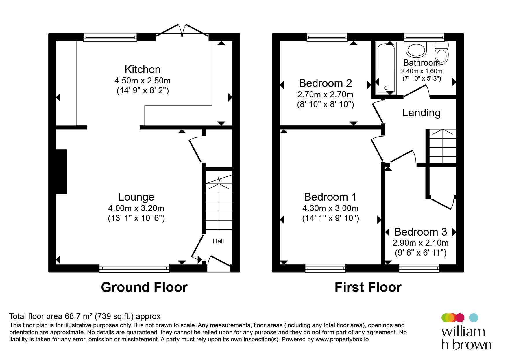 14, Surrey Garth, Hull floorplan