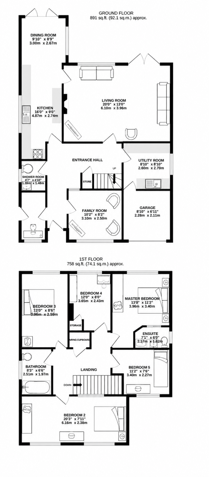 18 Kitsmead, Copthorne floorplan