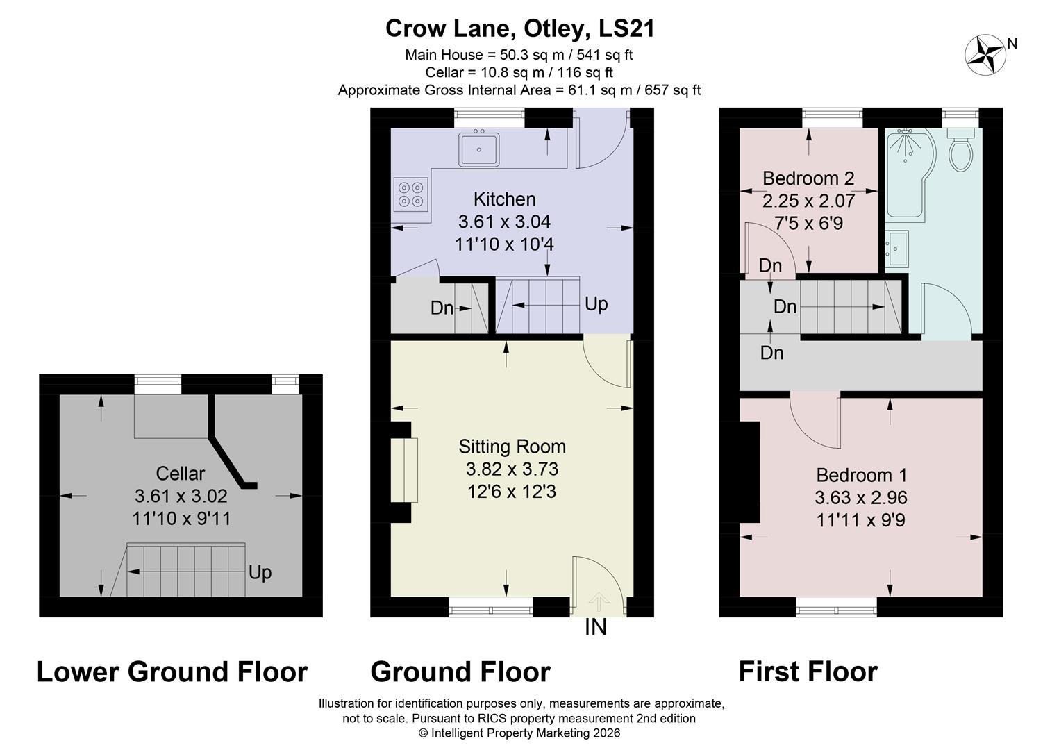 24, Crow Lane, Otley floorplan