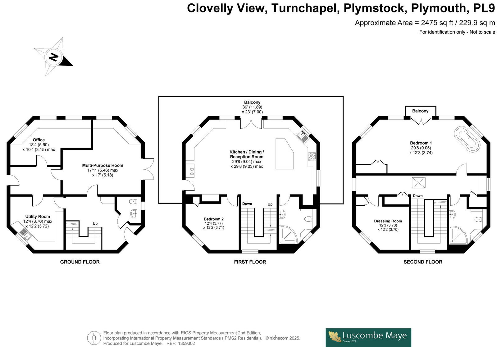 1a,Slipway House, Clovelly View, Plymouth floorplan