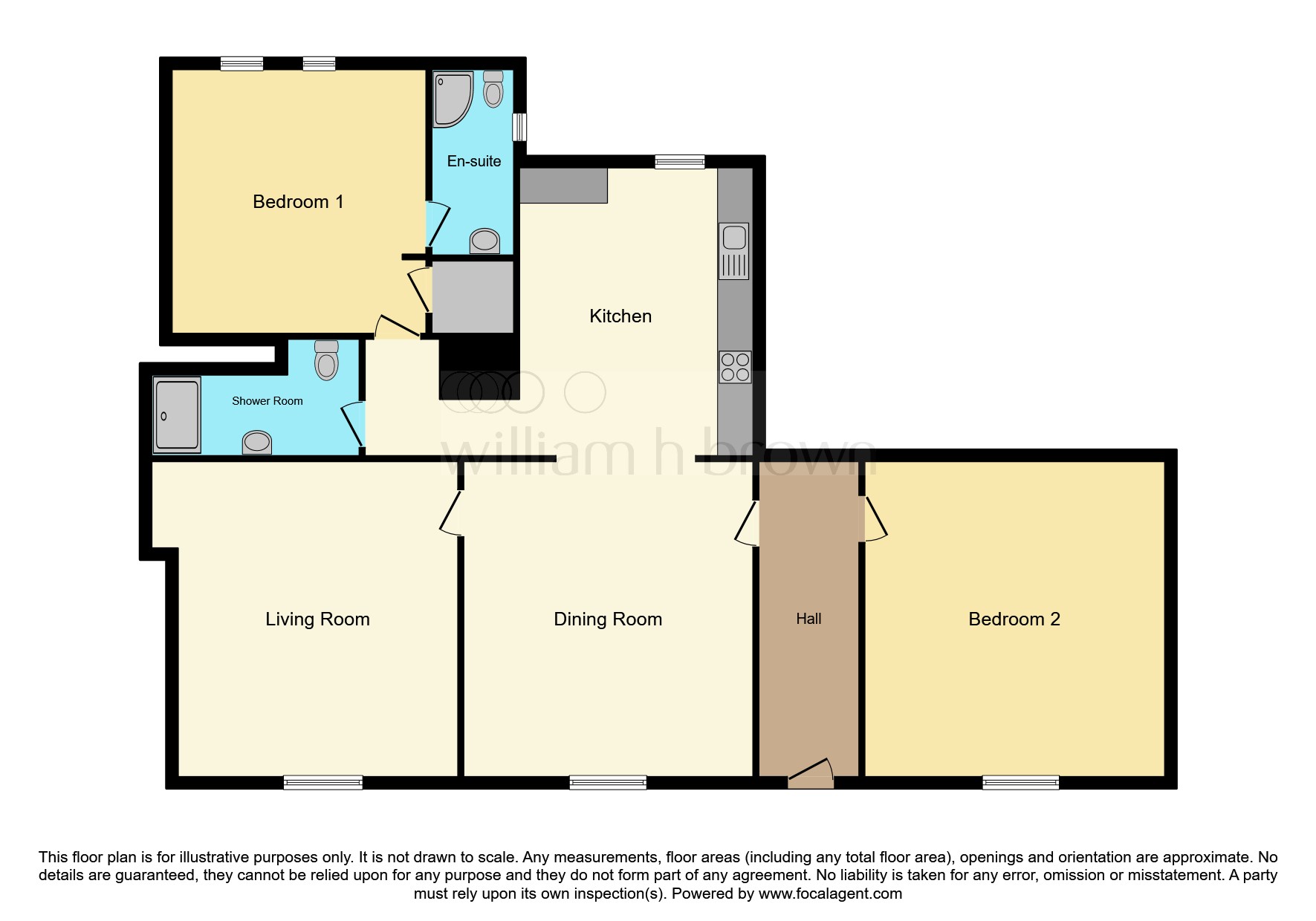 Flat 1, 28, Museum Street, Ipswich floorplan