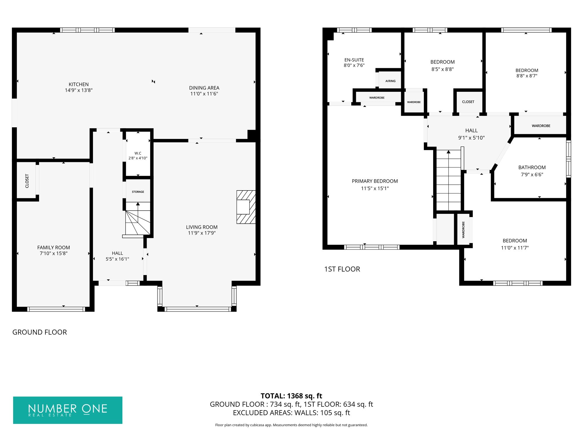 24 Buzzard Close, Caldicot floorplan