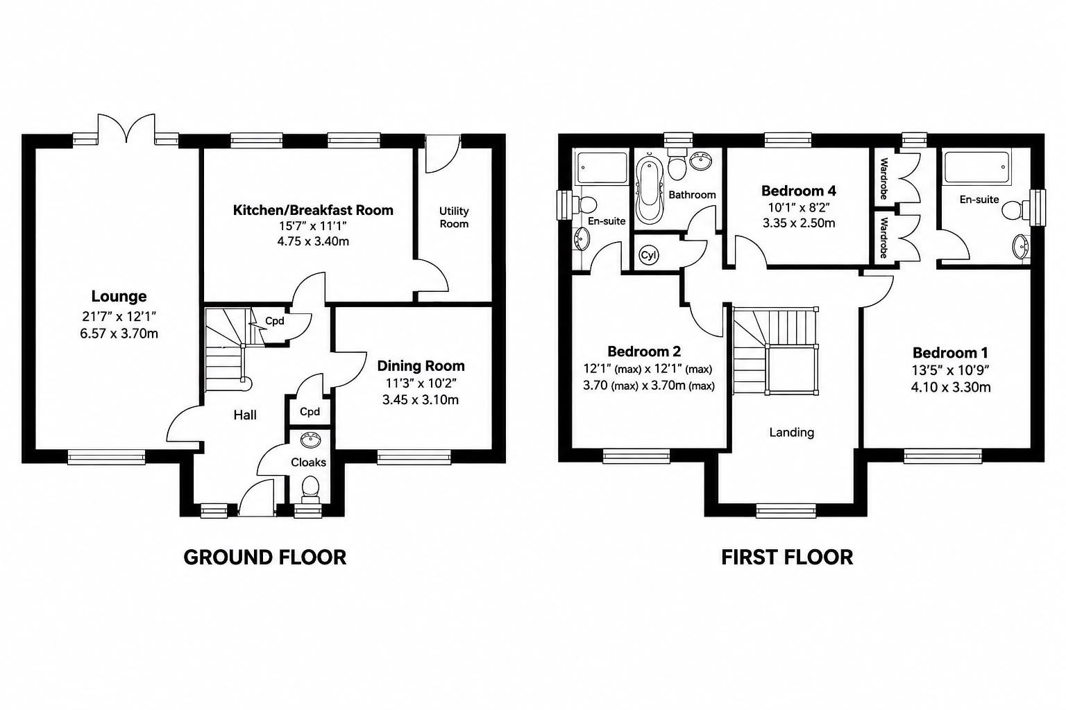 25, Bryony Drive, Ashford floorplan