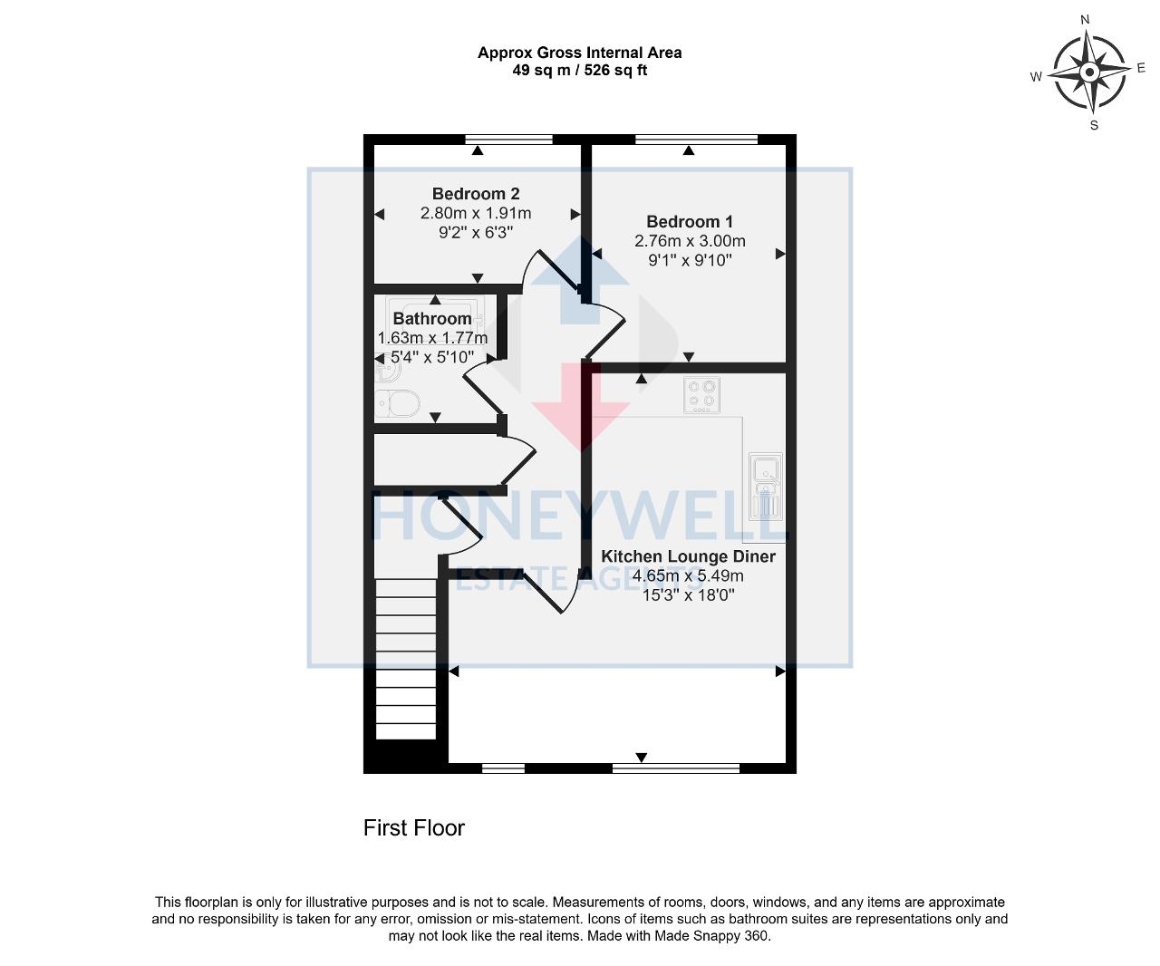 11, The Cloisters, Clitheroe floorplan
