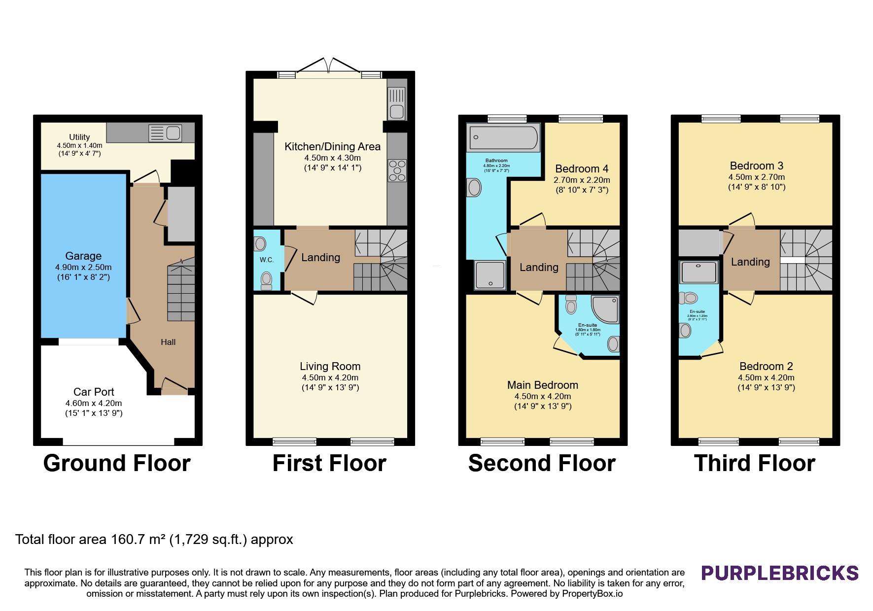 53, New Village Way, Leeds floorplan