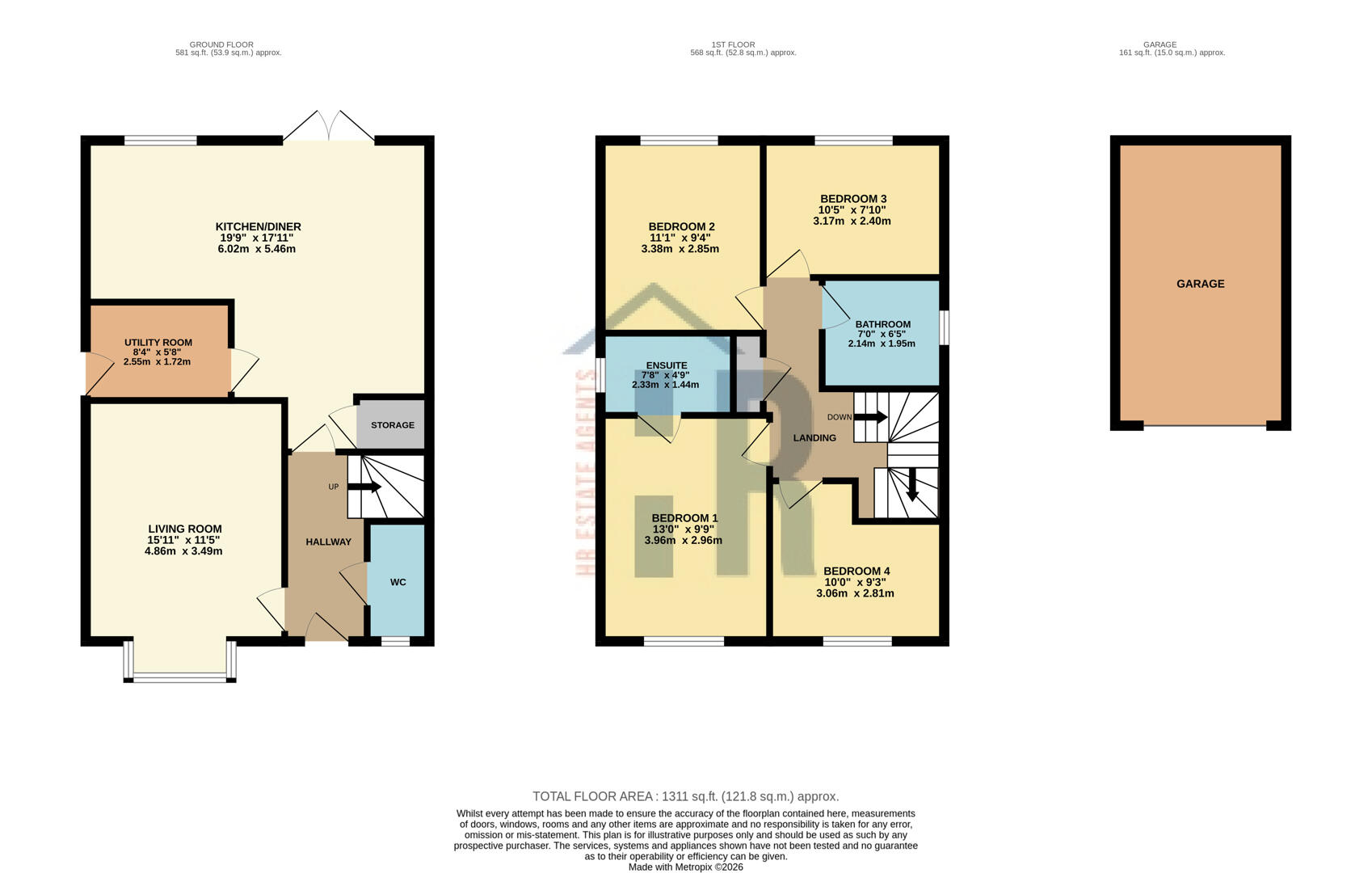 11, Campbell Close, Coventry floorplan
