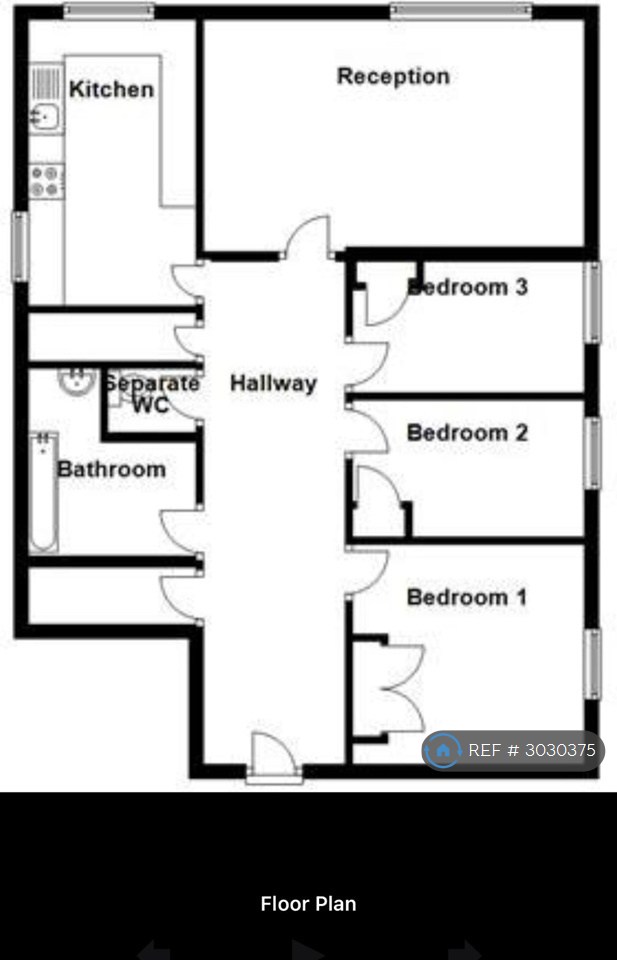 Flat, Stangate Royal St, London floorplan