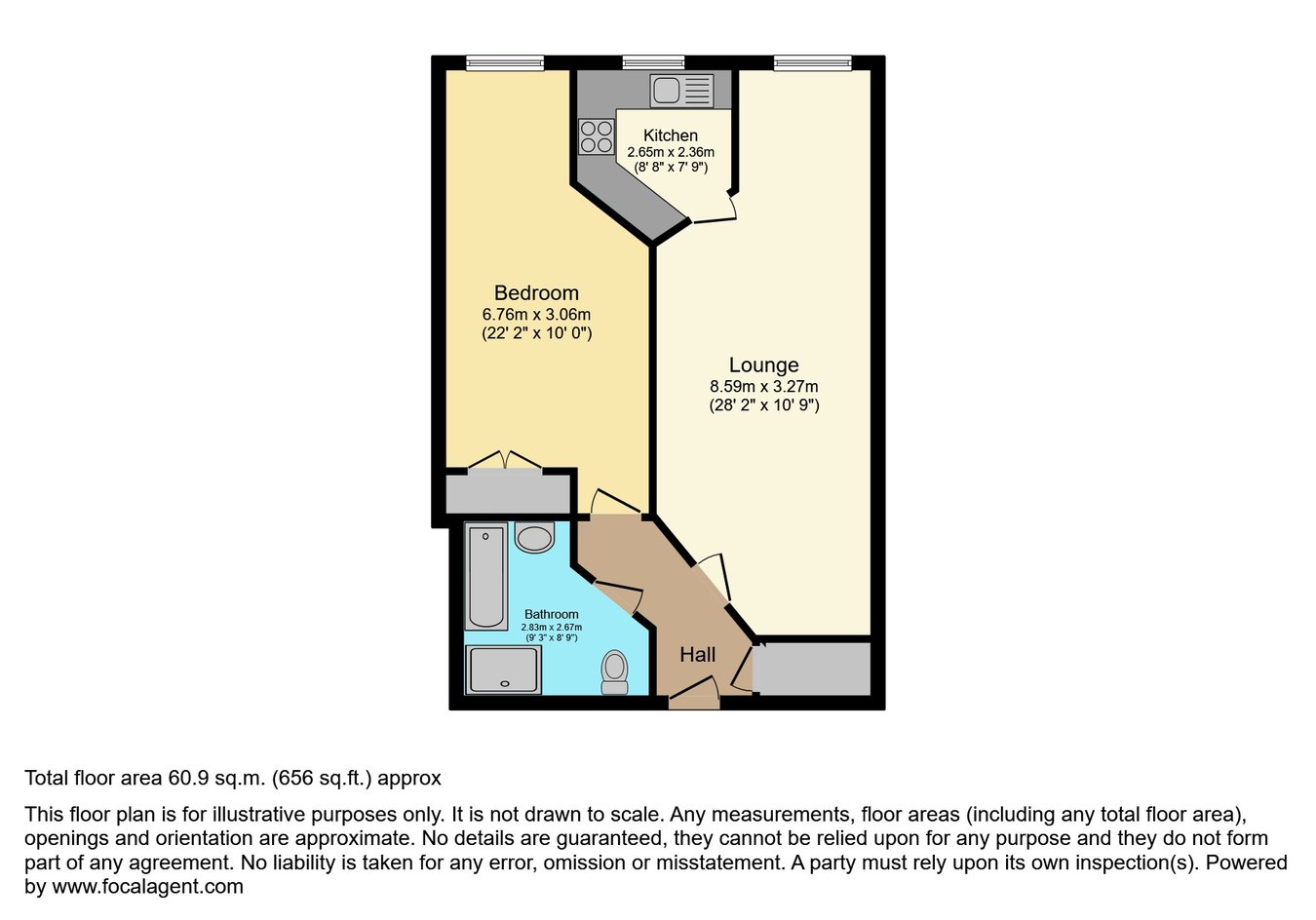 33 Booth Court, Handford Road, Ipswich floorplan