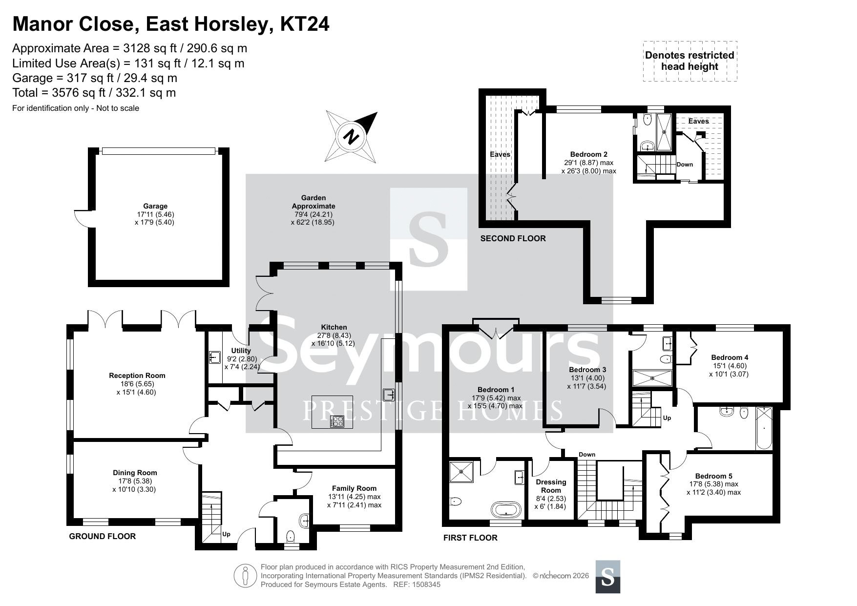 Beeches,, Manor Close, Surrey floorplan