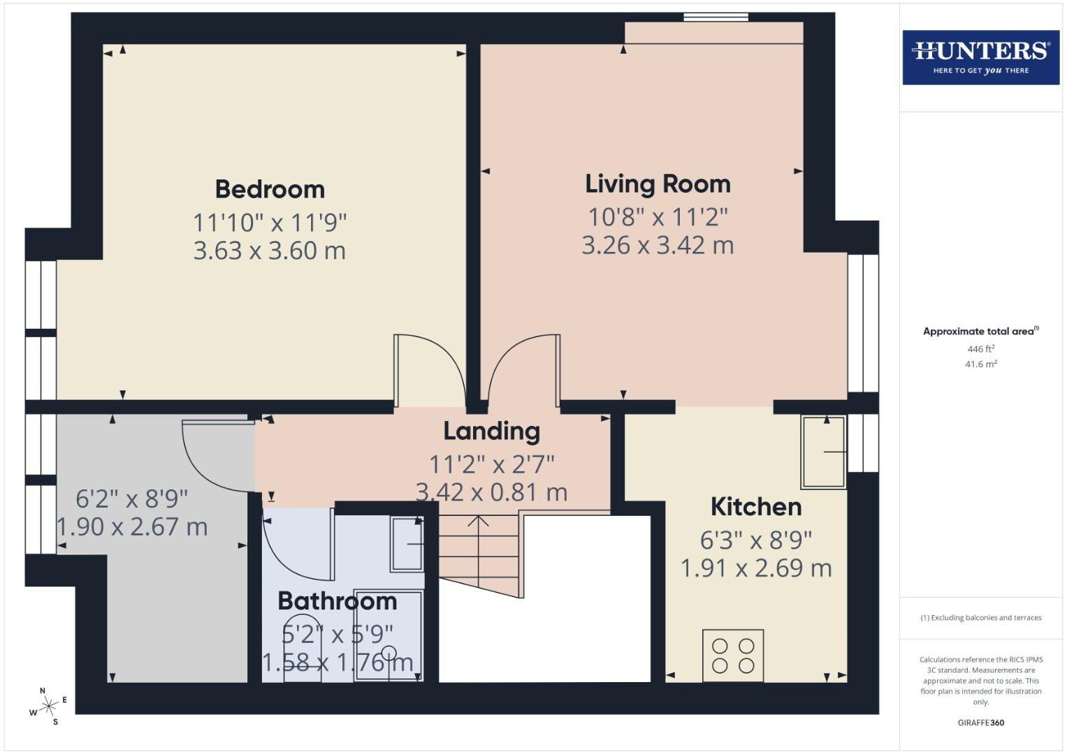 Flat 3, 46, Devonshire Drive, Scarborough floorplan