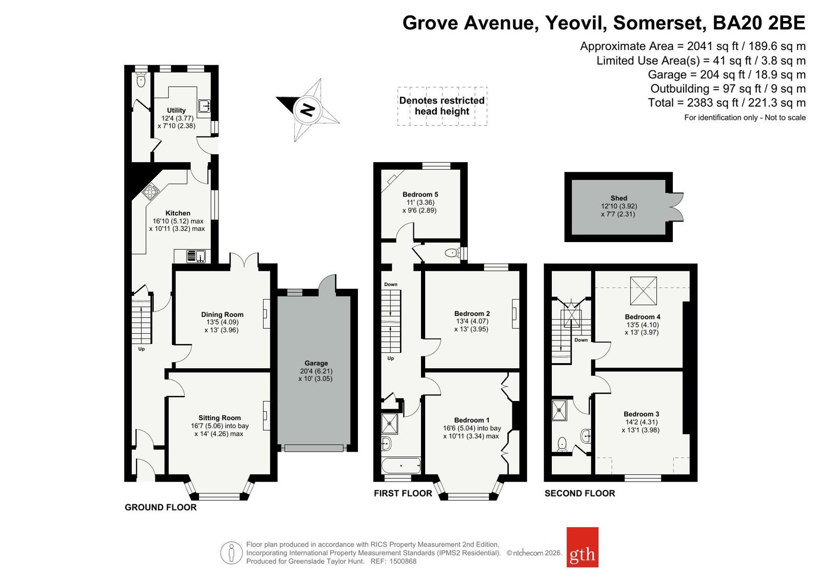 46, Grove Avenue, Somerset floorplan