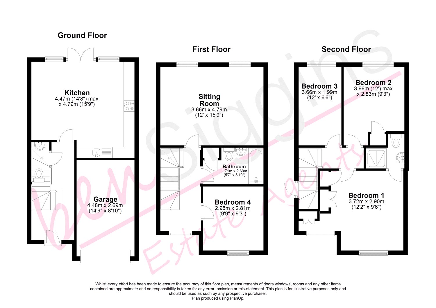 4 Bedrooms End terrace house for sale in Tennison Way, Maidstone, Kent ME15