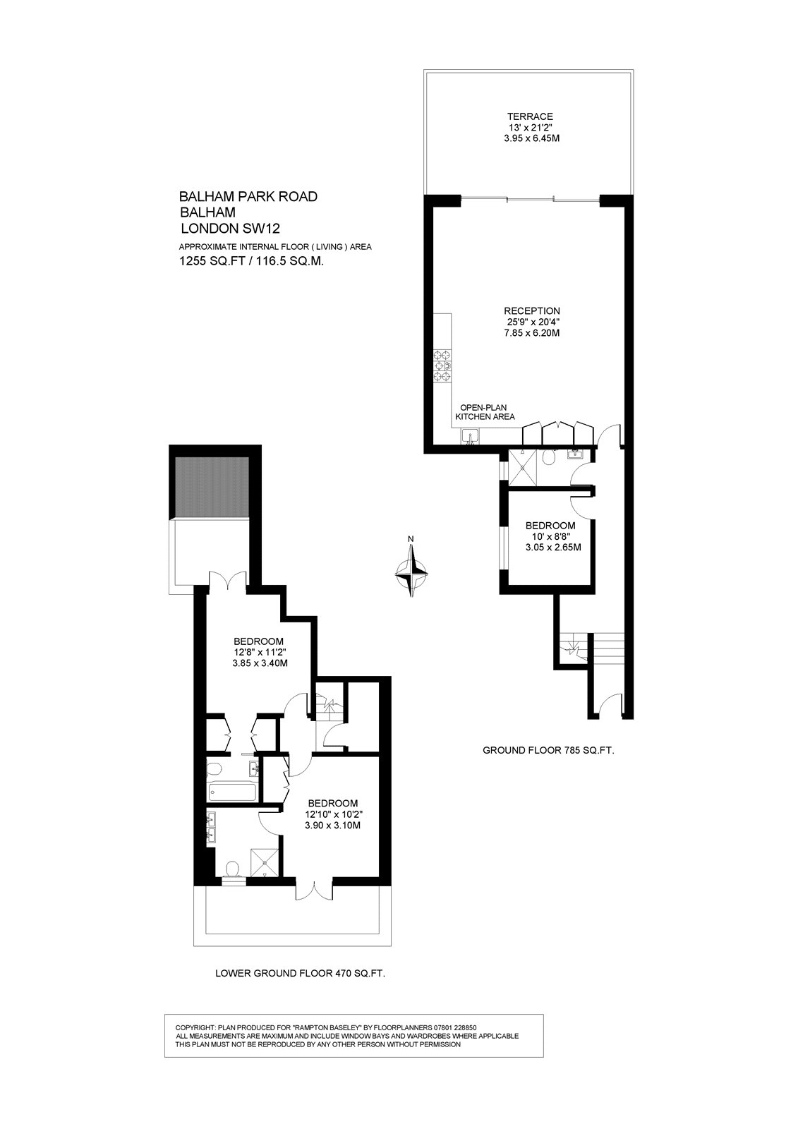 Flat 2, 18, Balham Park Road, London floorplan