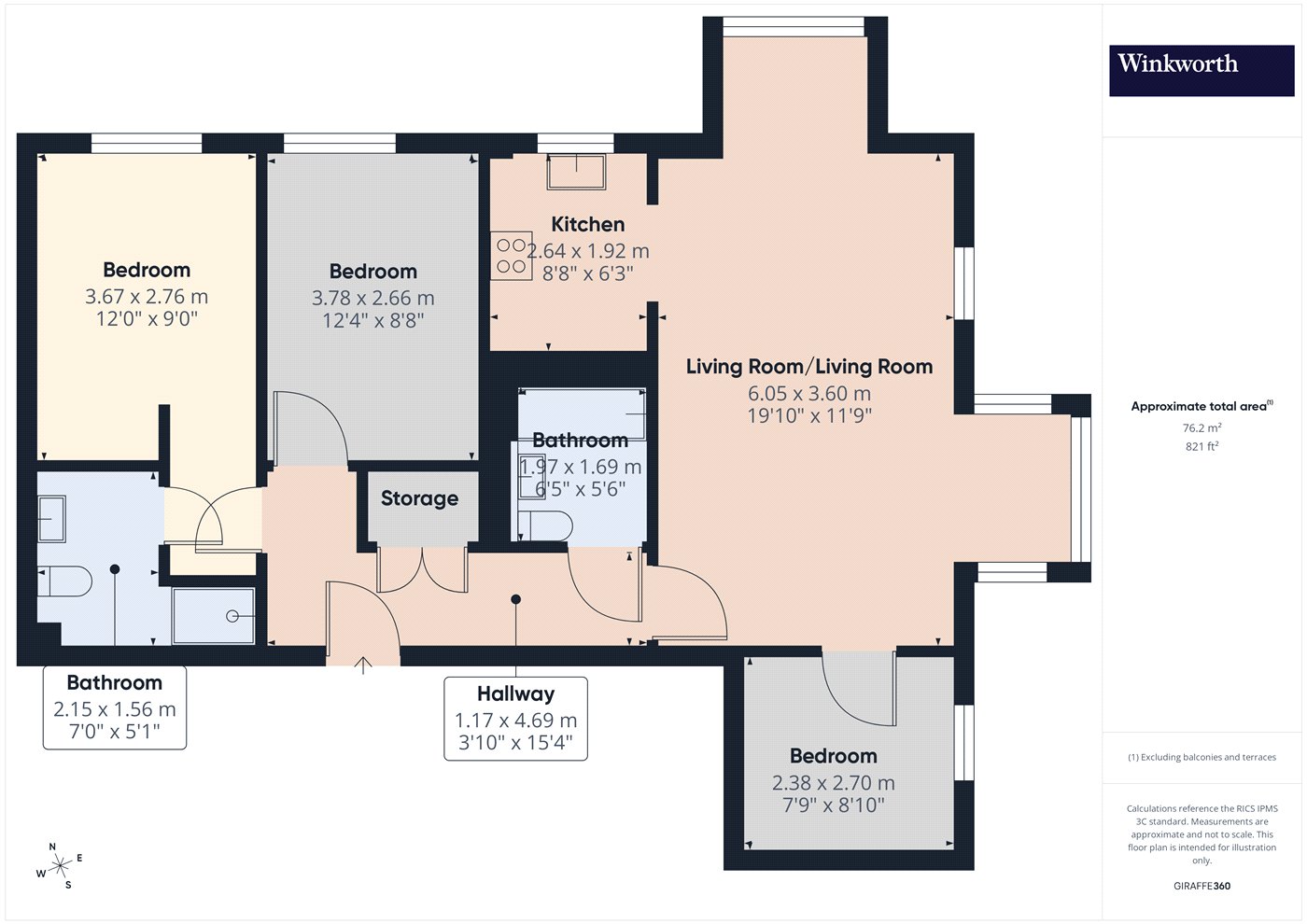 Flat 6, 12, Gweal Avenue, Reading floorplan