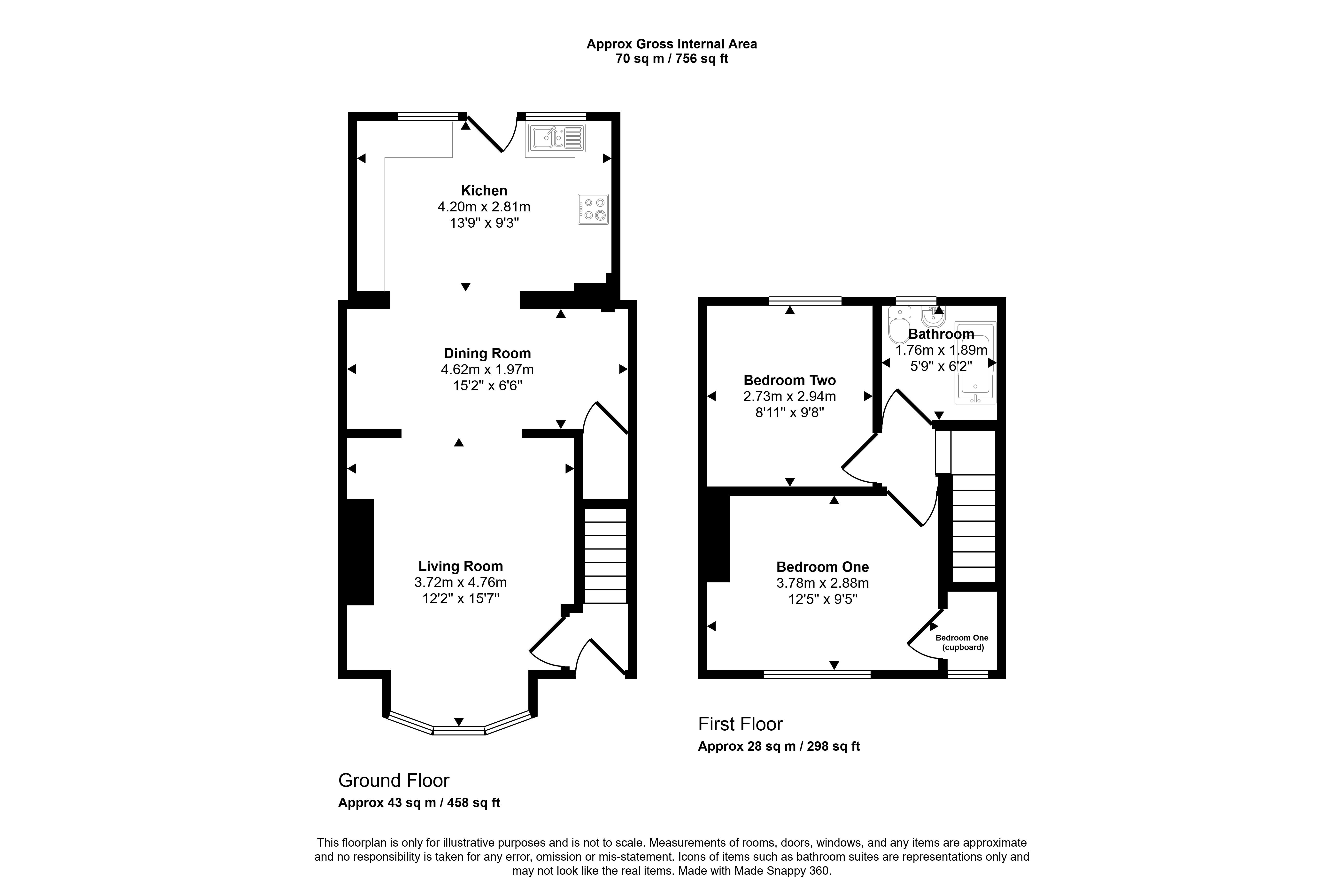 20, School Street, Peterlee floorplan
