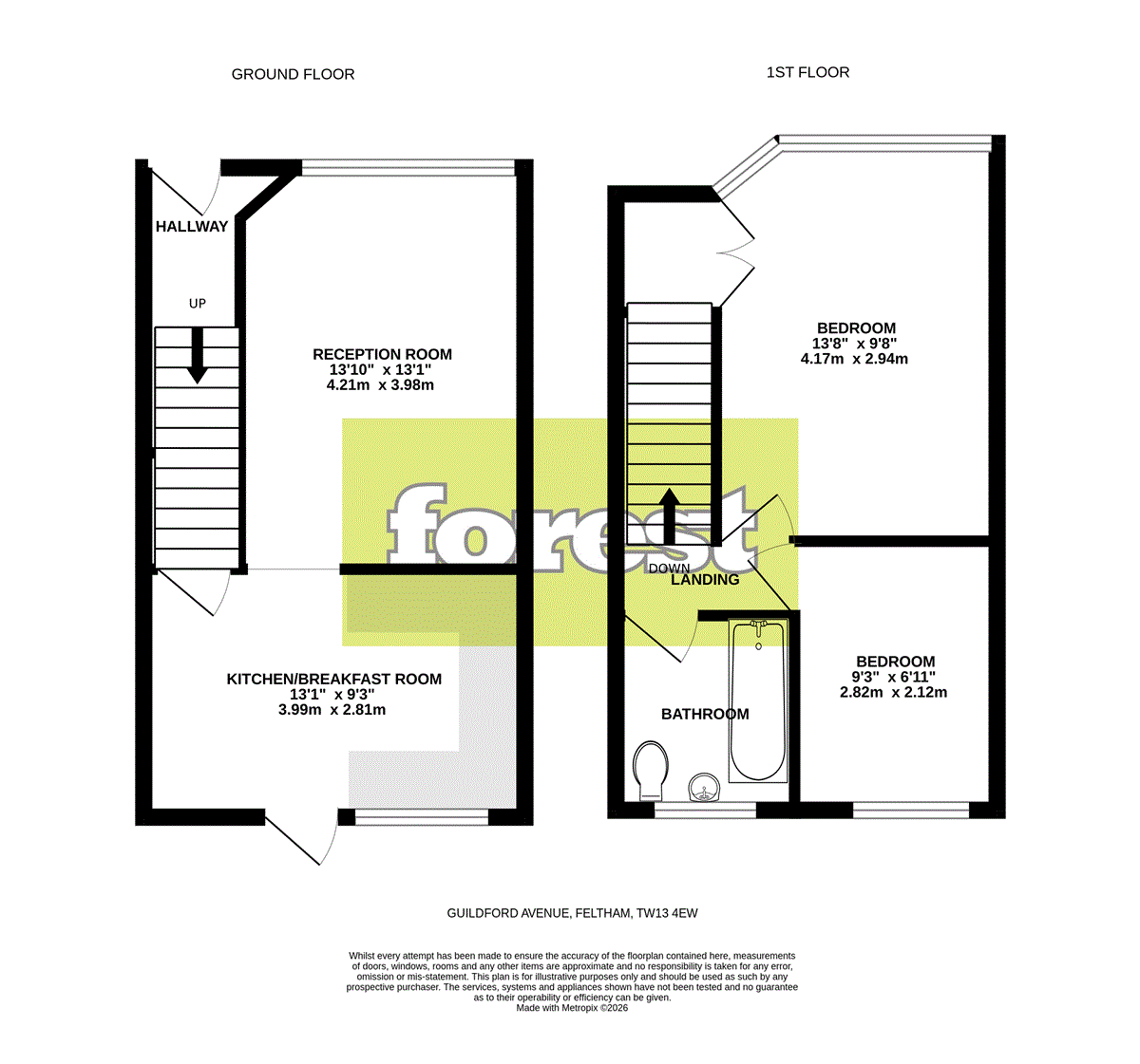 18, Guildford Avenue, Feltham floorplan