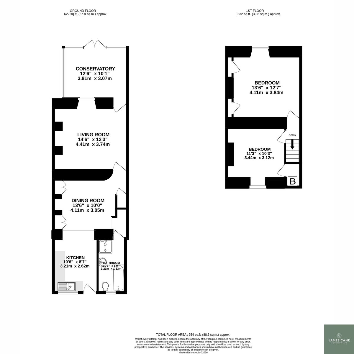 8, St. Clements Terrace, Truro floorplan