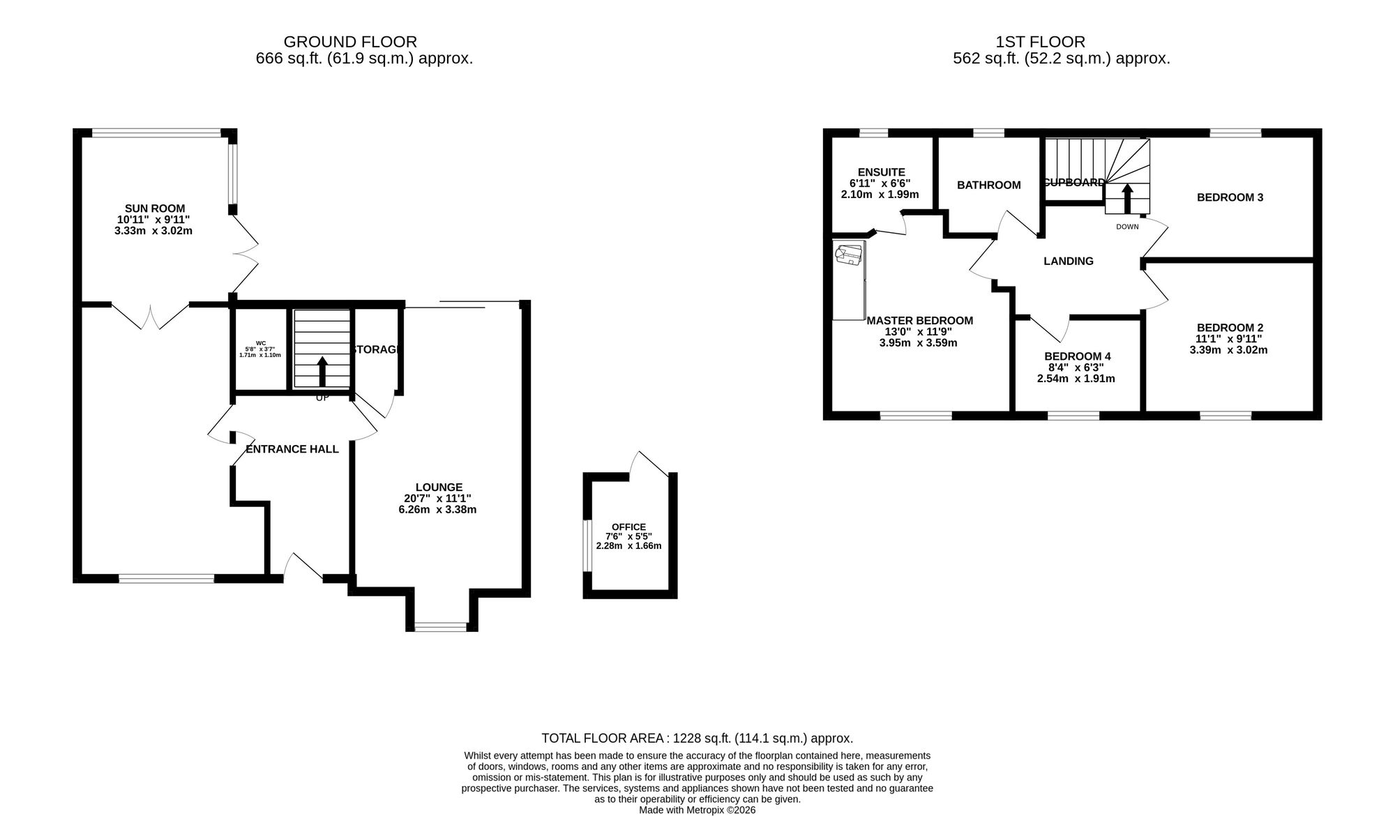 20 Stafford Road, Stafford floorplan