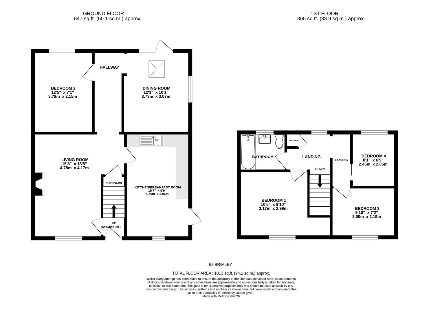 Brimley, Stonehouse floorplan