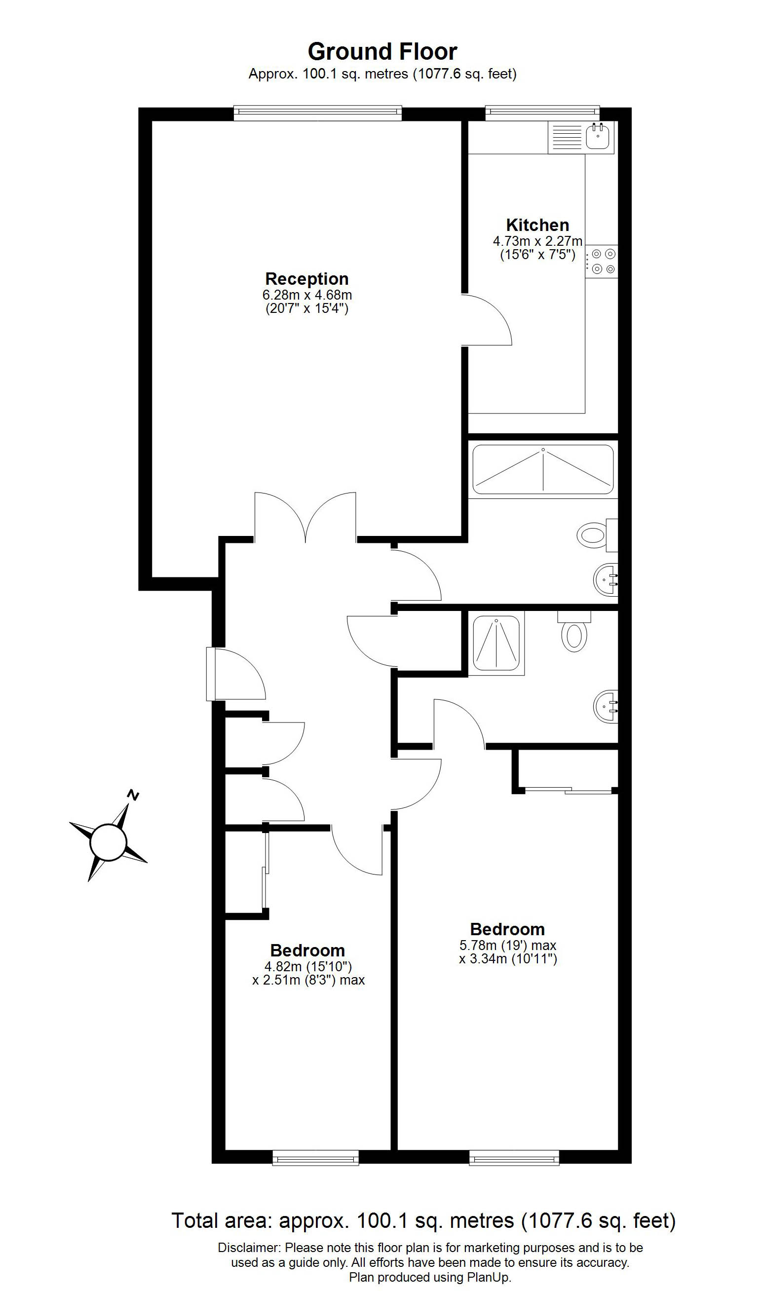 Farington Acres, Vale Road, Weybridge floorplan
