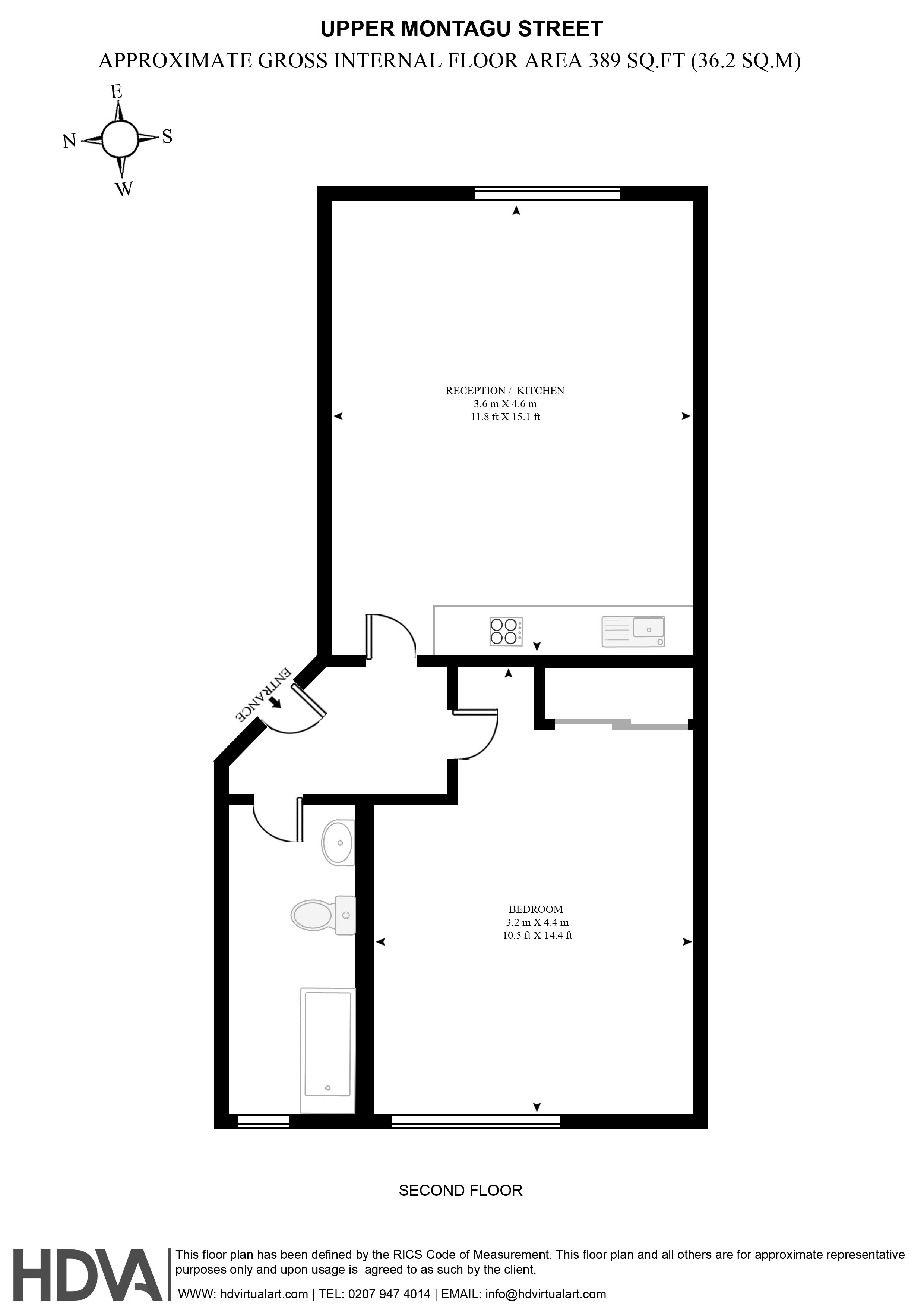 1 Bedrooms Flat to rent in 11 Umst, London W1H