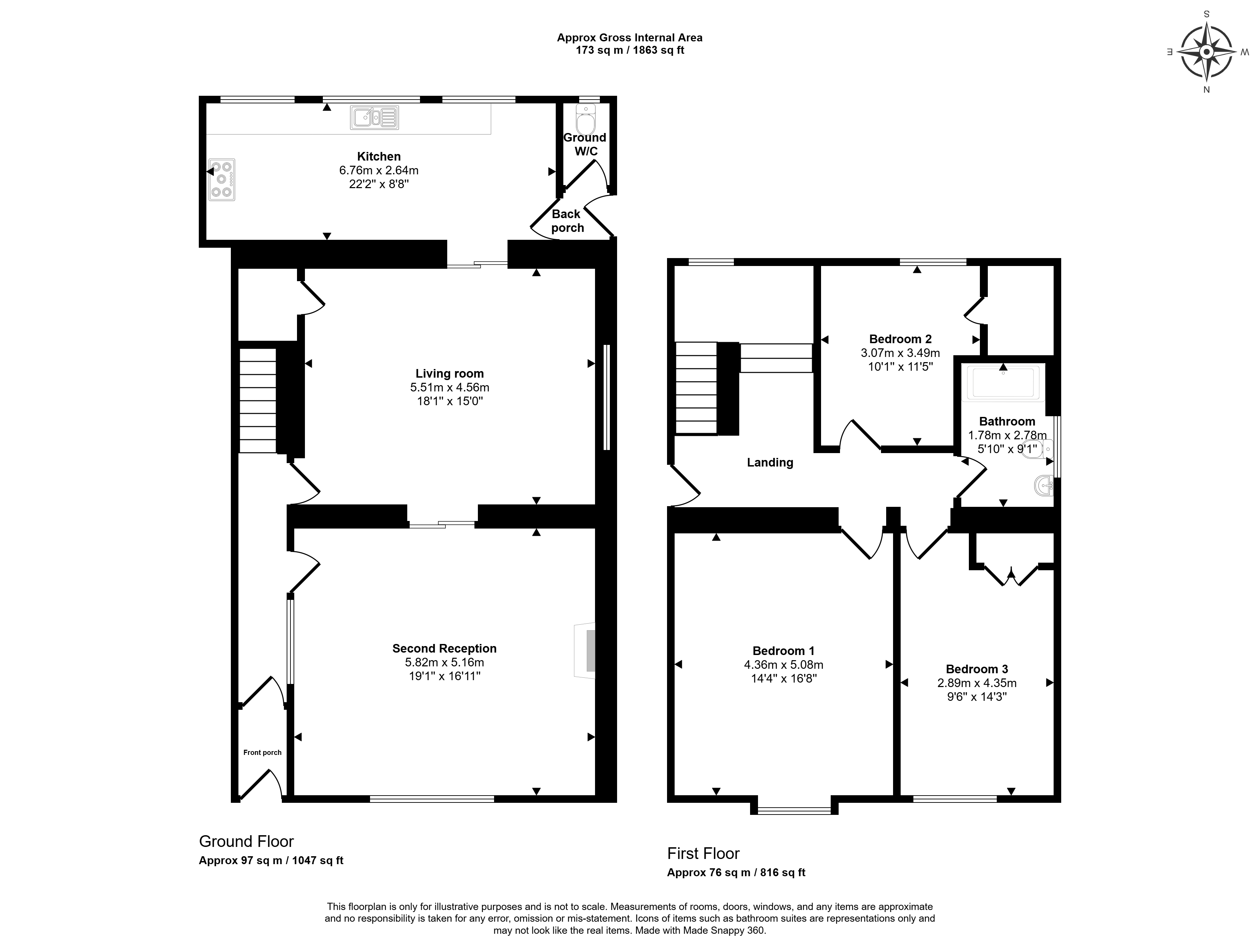 23, Blackgate East, Durham floorplan