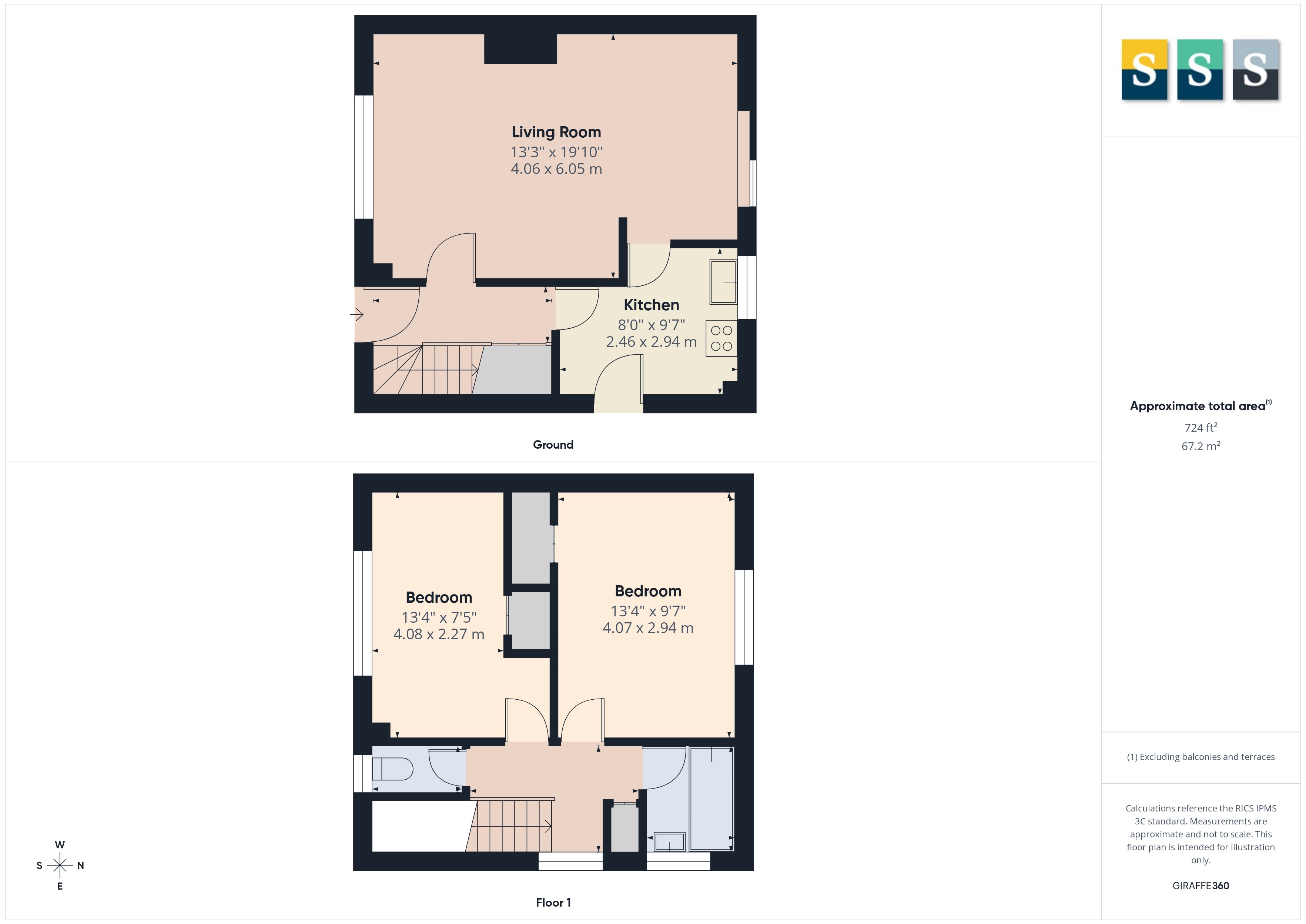 35, Bracken Way, Woking floorplan