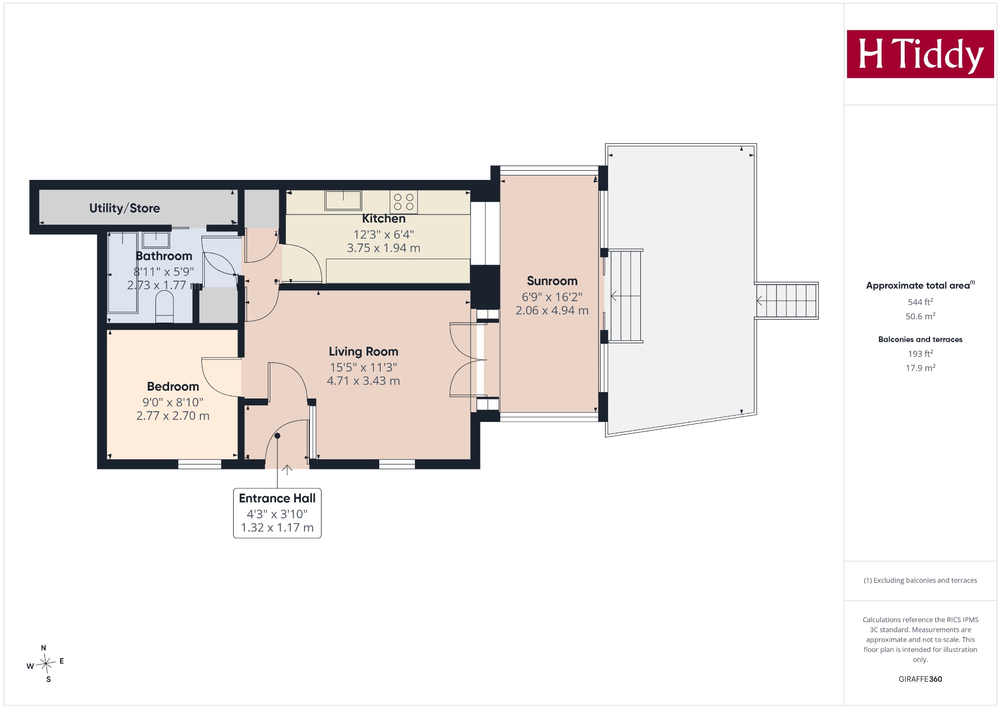 Scath, New Road, Truro floorplan