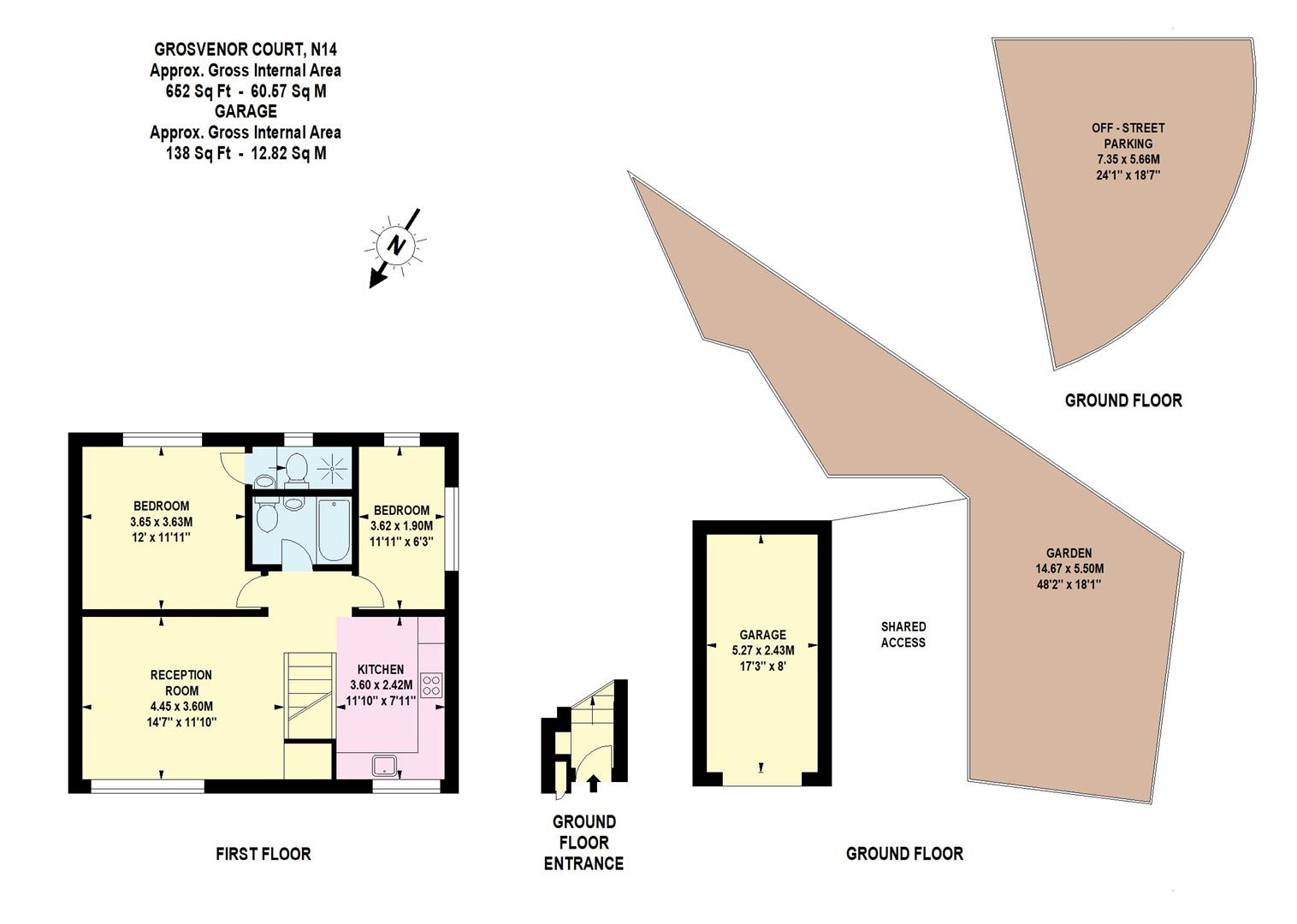 12, Grosvenor Court, London floorplan