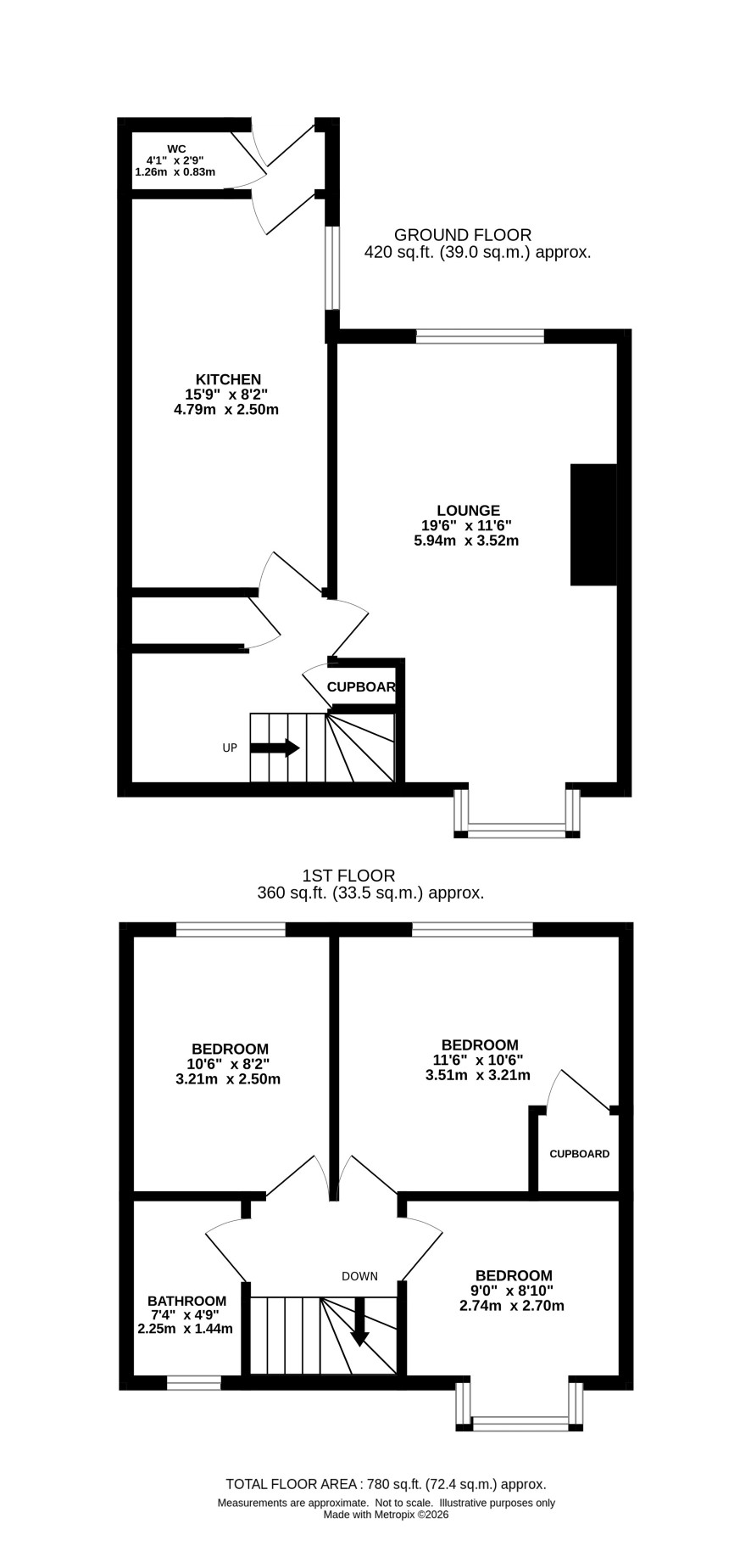 39 Bunnett Avenue, King's Lynn floorplan