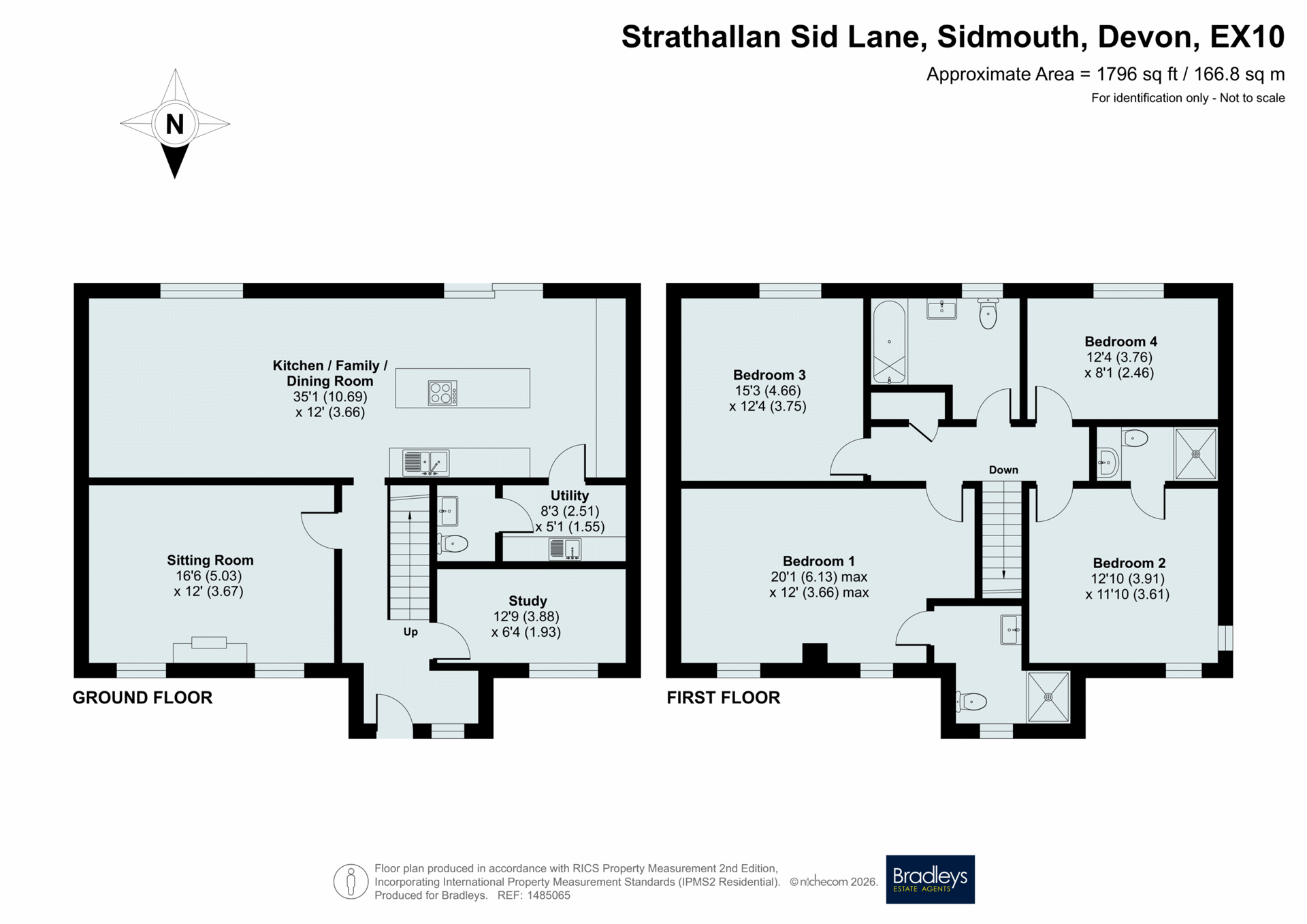Strathallan,, Sid Lane, Devon floorplan