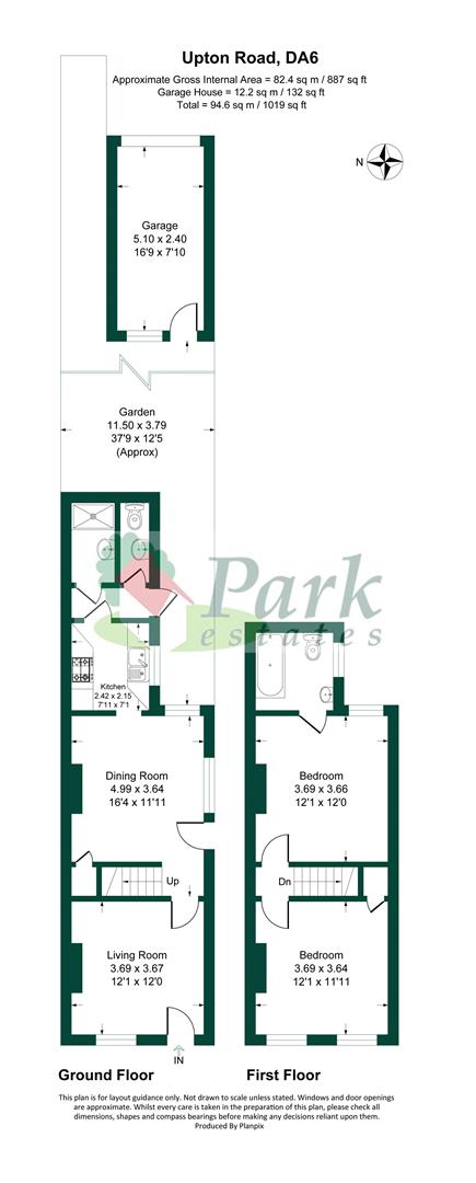 37, Upton Road, Bexleyheath floorplan