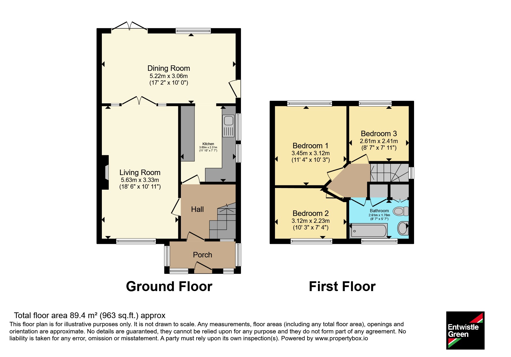 3, Middlesex Drive, Greater Manchester floorplan