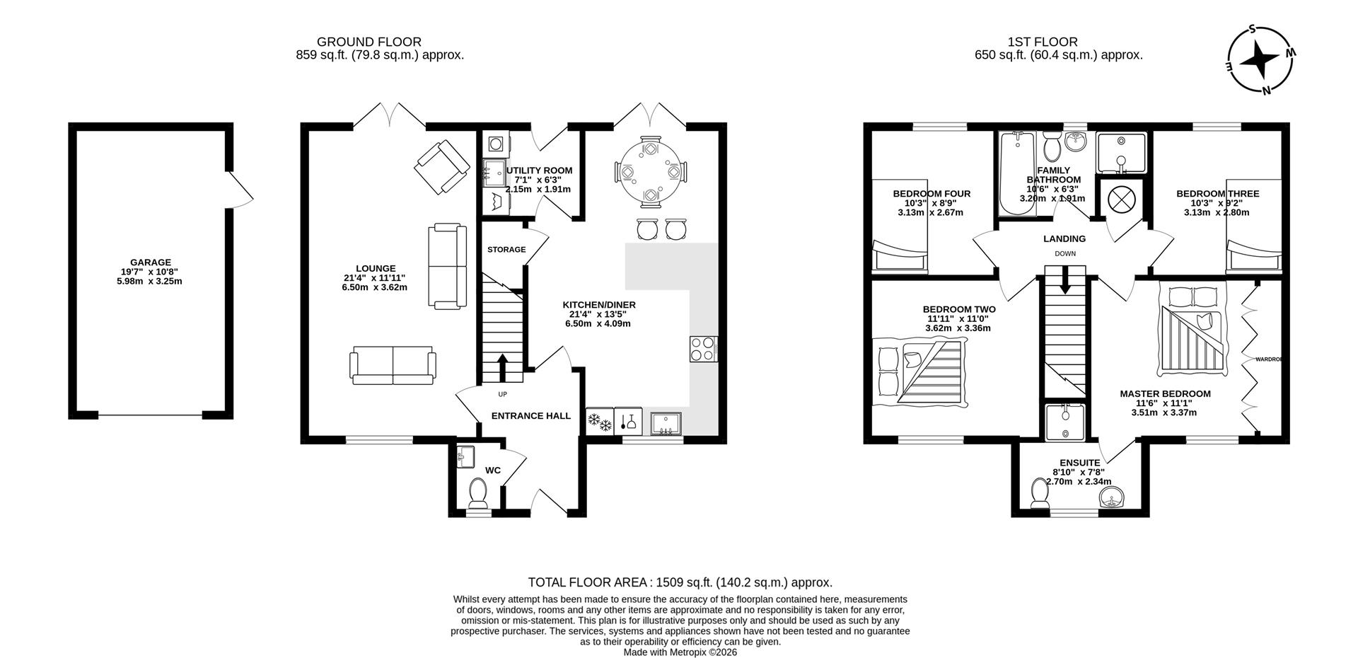 2, Old Orchard Place, Leyland floorplan