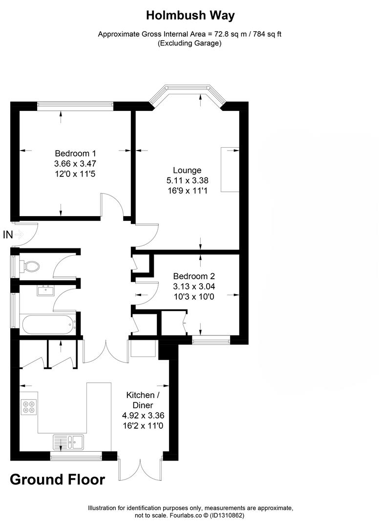 65, Holmbush Way, Brighton floorplan