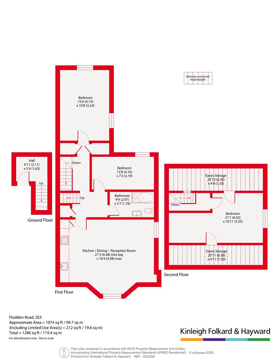 Flodden Road, London floorplan