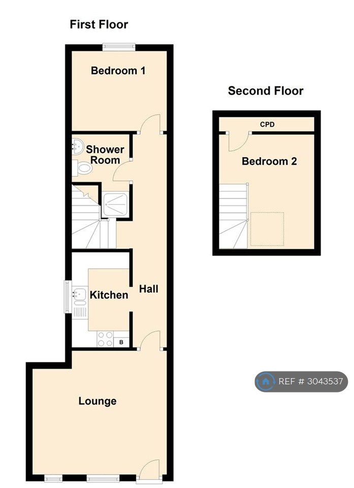 Flat  Station Hotel, Boothferry Road, Goole floorplan