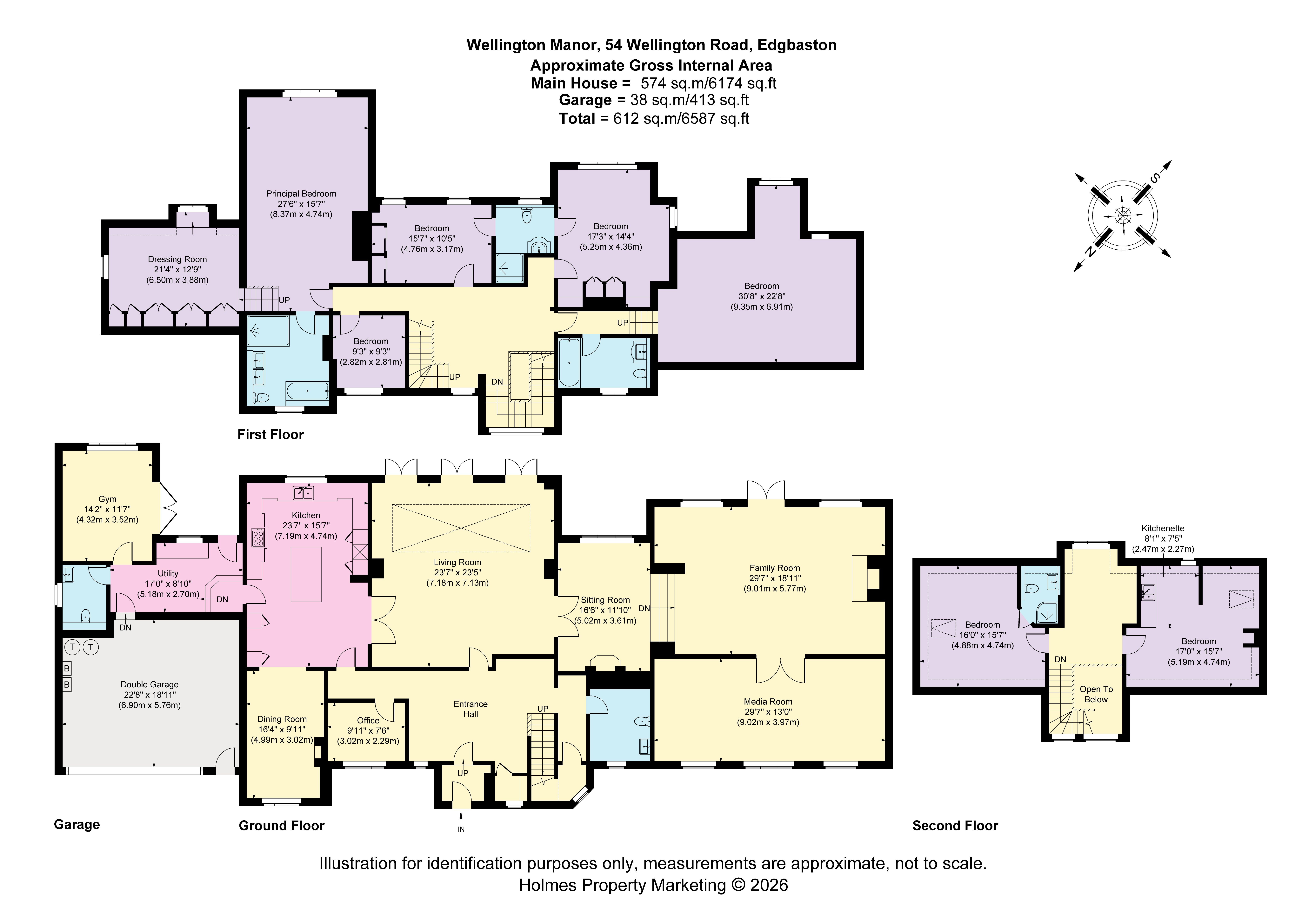 54, Wellington Road, Birmingham floorplan