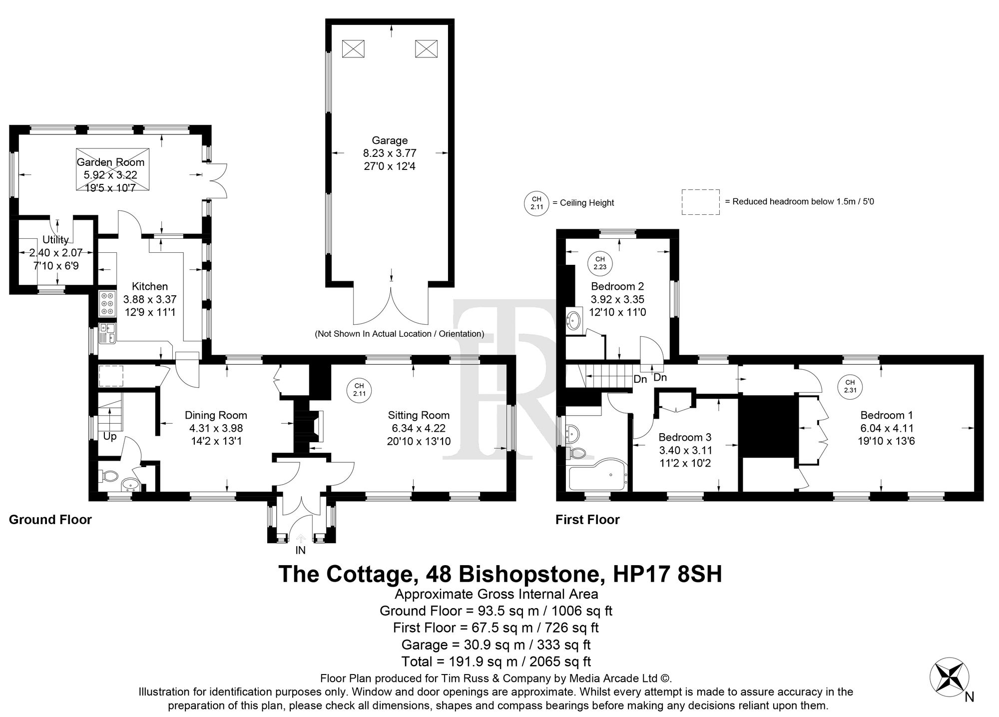 The Cottage, 48 Bishopstone, Buckinghamshire floorplan