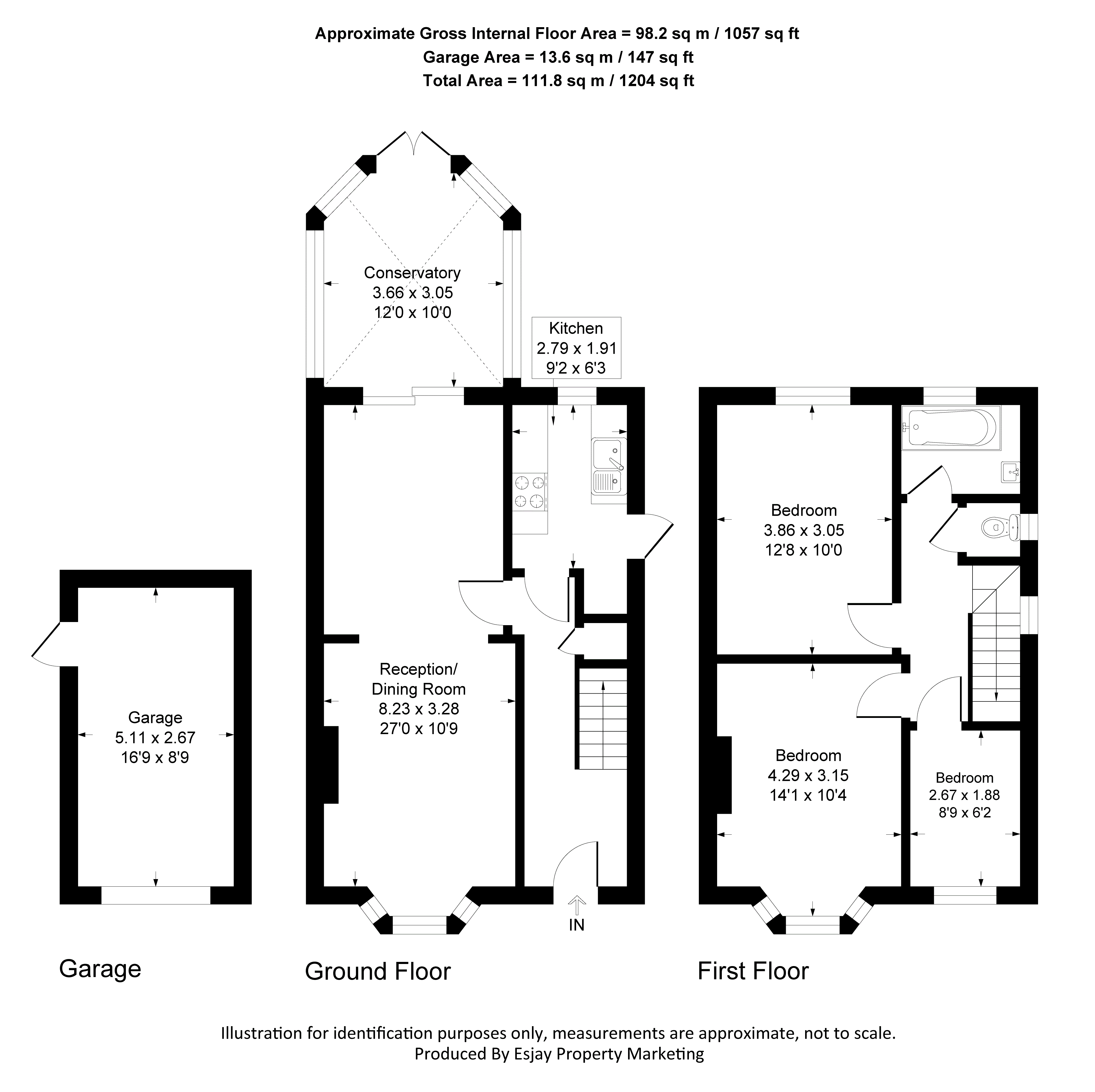 352, Kingston Road, New Malden floorplan