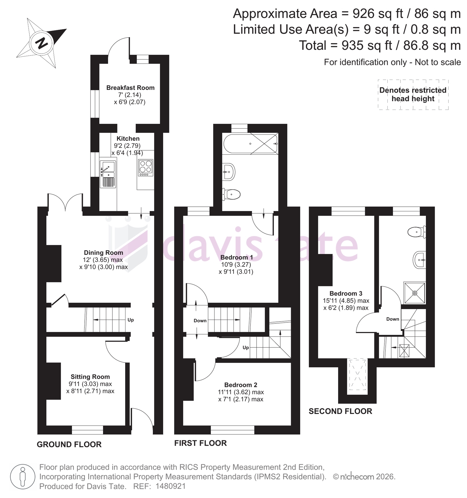 11, Cardigan Road, Berkshire floorplan
