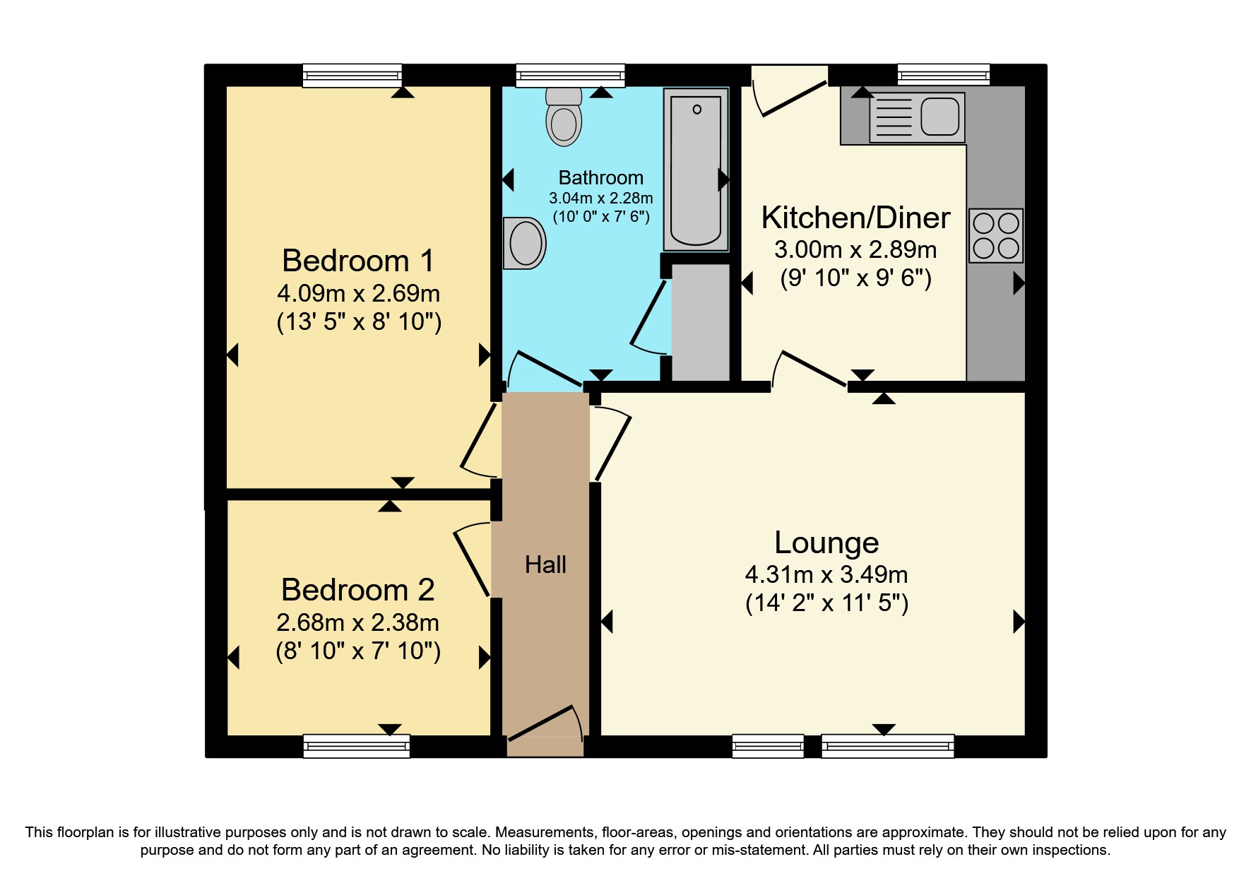 Polglase Walk, St. Erme, Truro TR4, 2 bedroom bungalow for sale