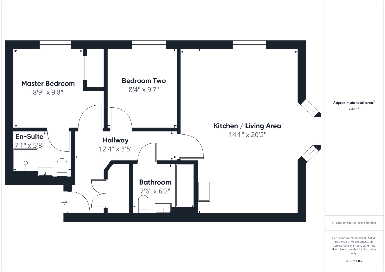 1 Colebrook House,, Ashville Way, Wokingham floorplan