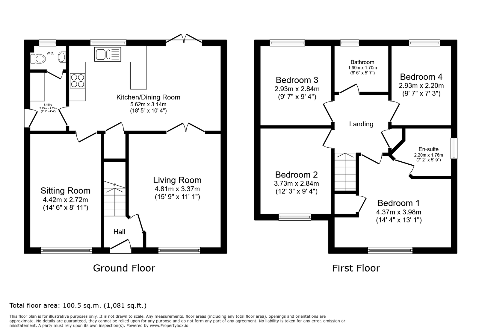 118, Maes Y Glo, Llanelli floorplan