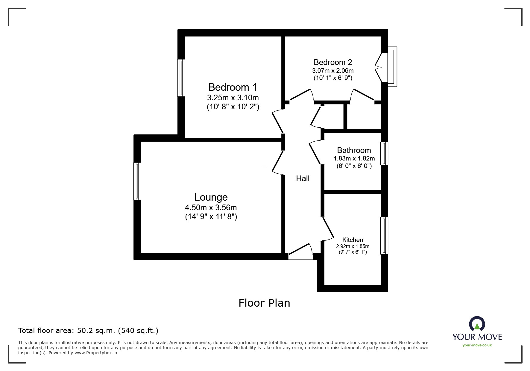 57, Chillington Way, Norton Heights, Staffordshire floorplan