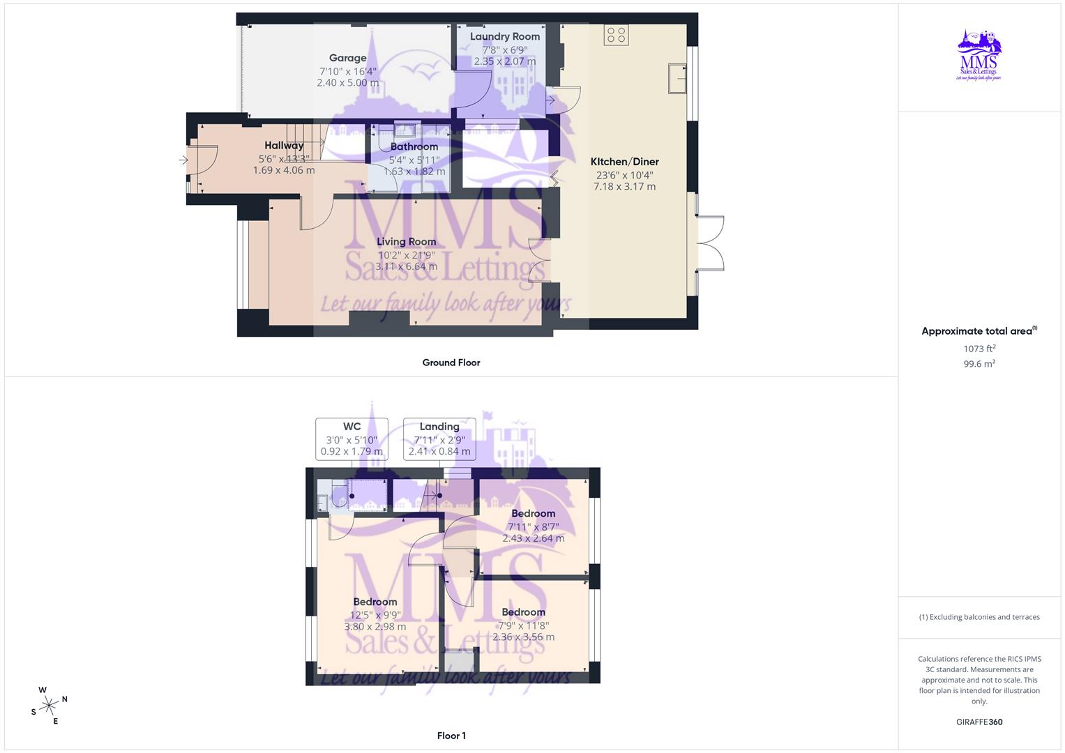 56, Hever Croft, Strood floorplan