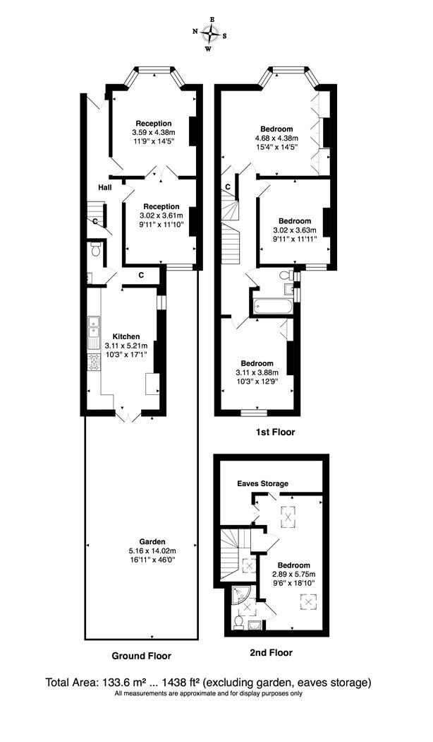 14, Northcote Road, London floorplan