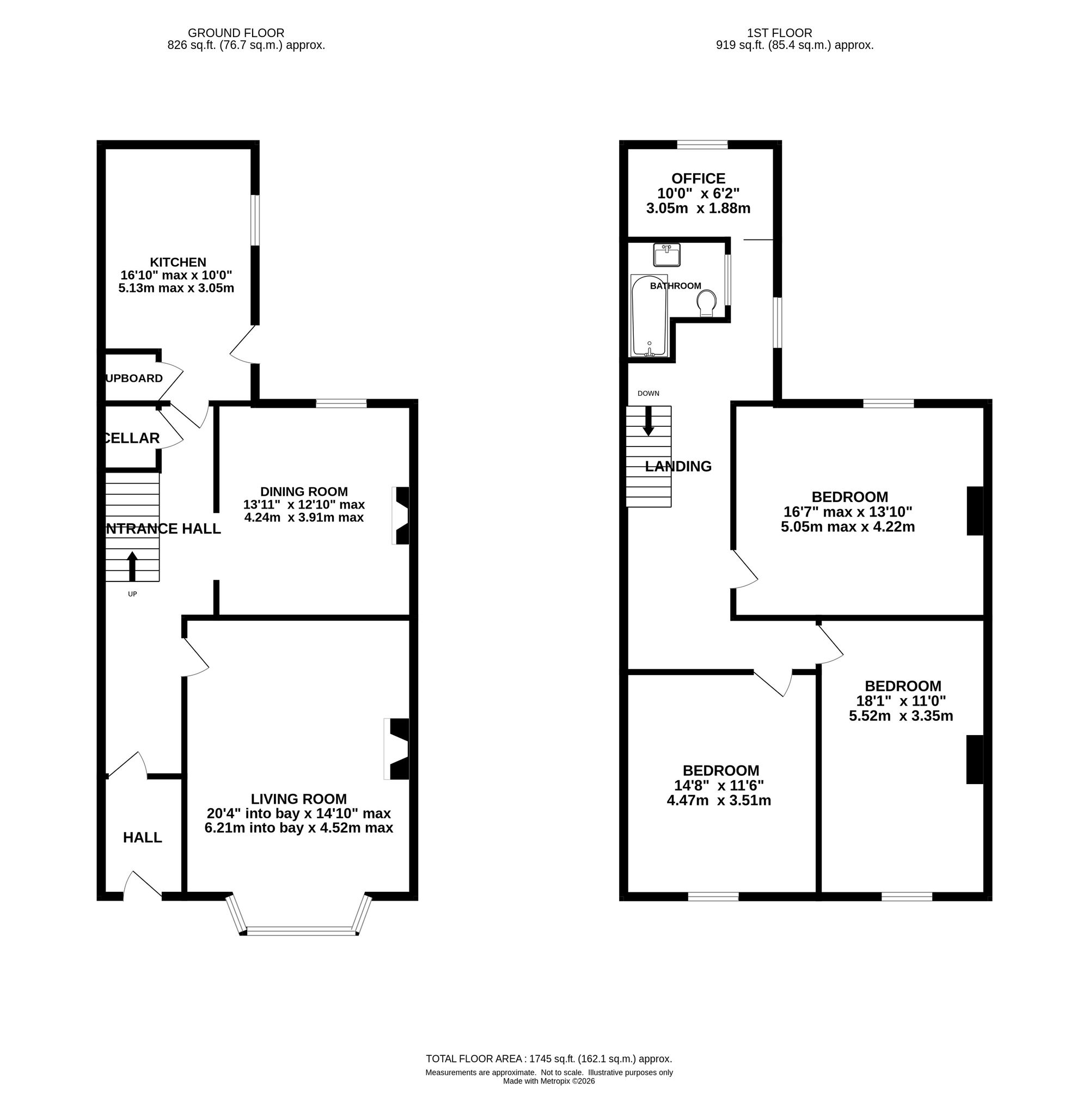 63 Bradwall Road, Sandbach floorplan