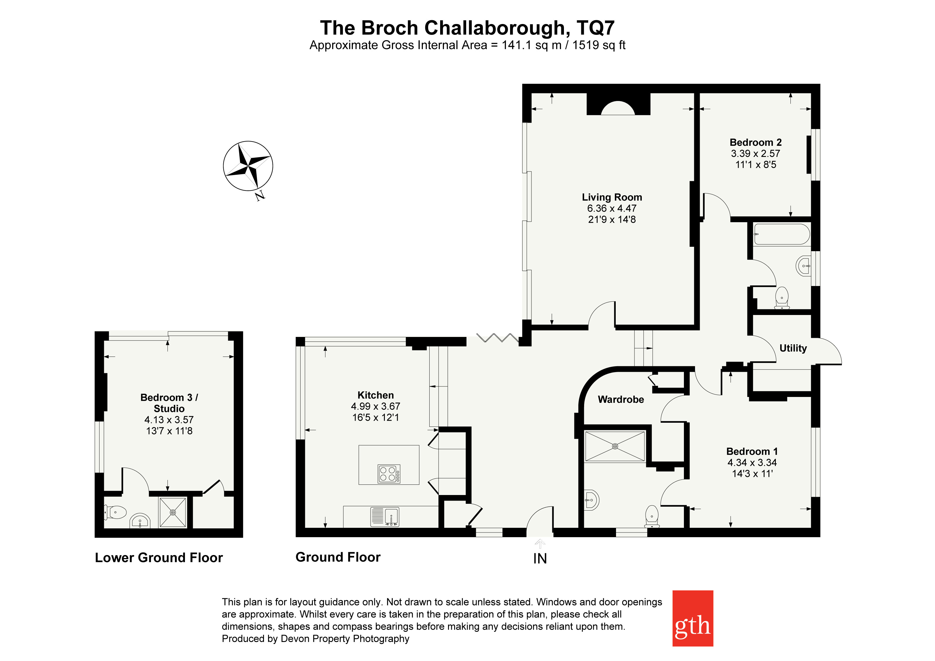 The Broch,, Challaborough, Devon floorplan